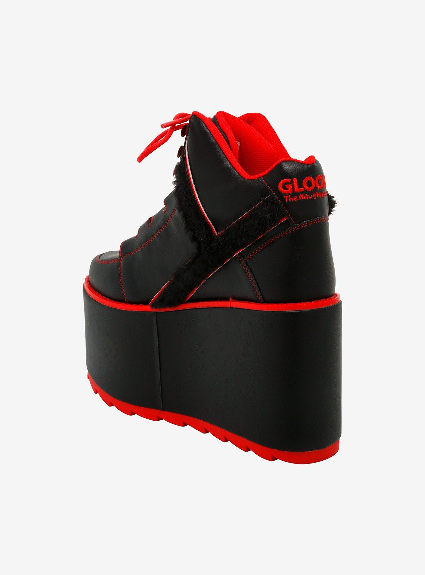 Strange Cvlt X Gloomy Bear Qozmo Platform Sneakers, MULTI, alternate