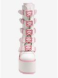 YRU White & Pink Gloomy Bear Dune Platform Boots, MULTI, alternate