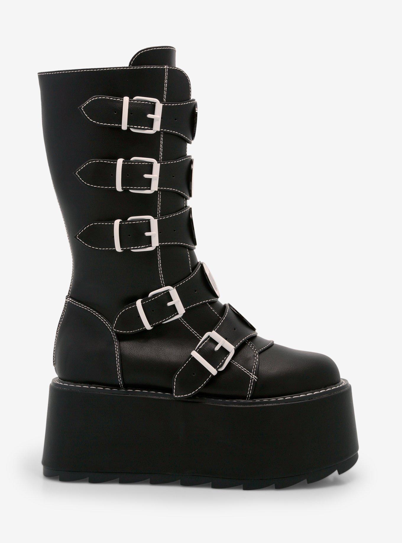 TRU Emily The Strange Black Platform Boots, , hi-res