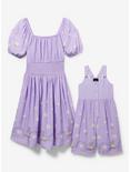 Disney Daisy Duck Button Front Toddler Romper — BoxLunch Exclusive, PURPLE, alternate