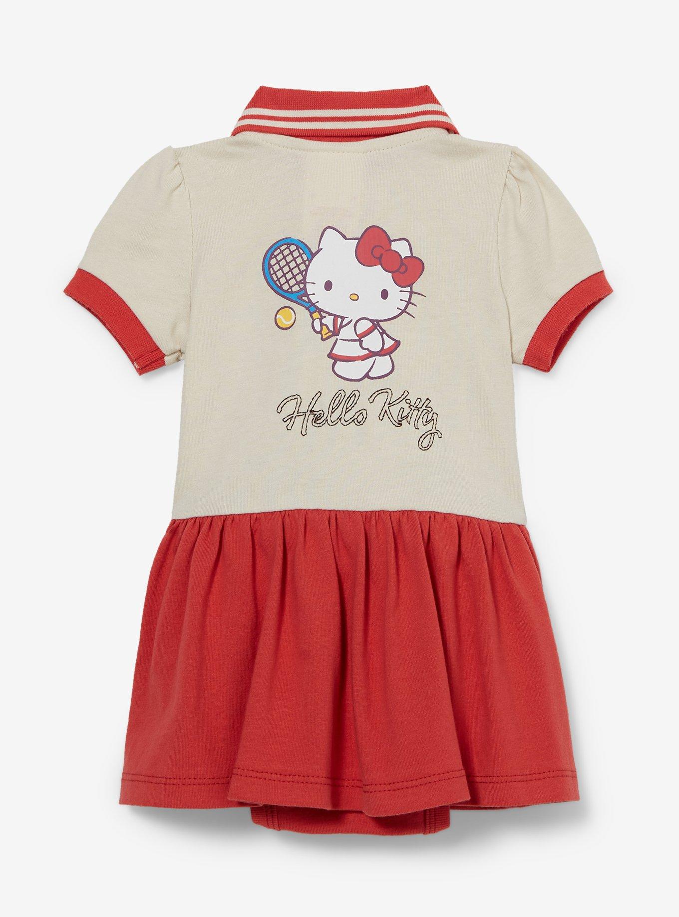 Sanrio Hello Kitty Tennis Infant Romper - BoxLunch Exclusive, , hi-res