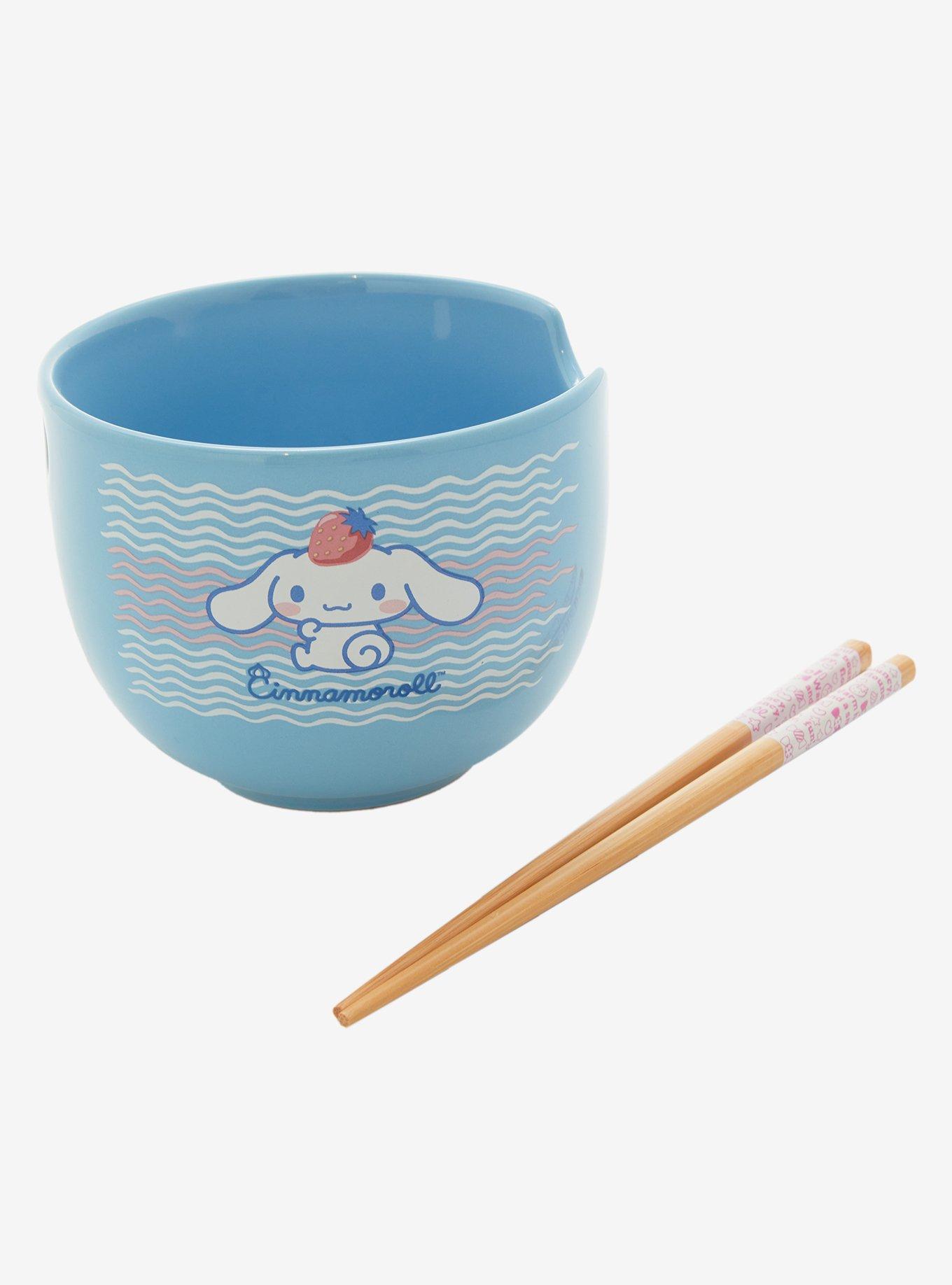 Cinnamoroll Strawberry Ramen Bowl With Chopsticks, , hi-res