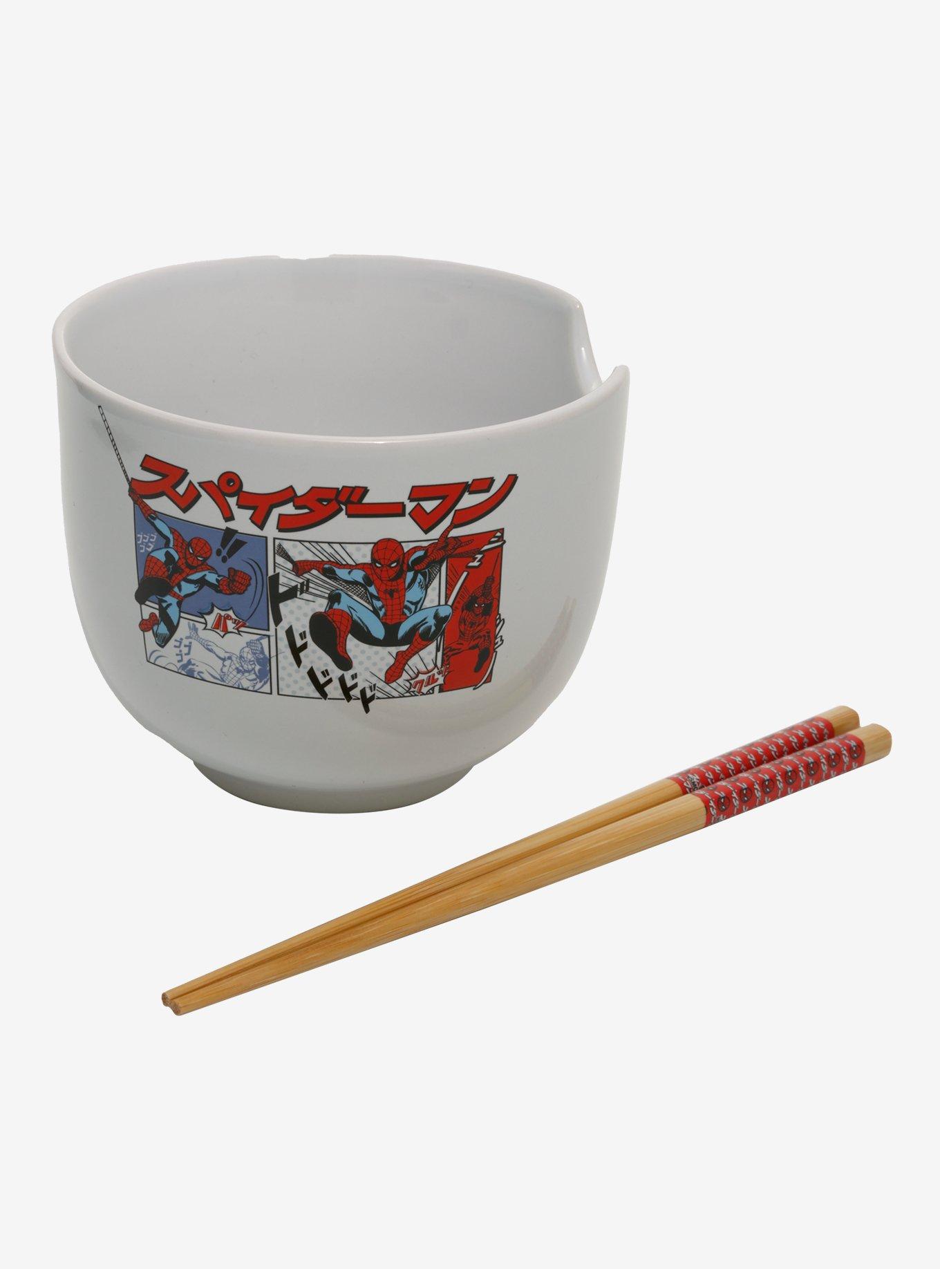 Marvel Spider-Man Comic Book Panels Ramen Bowl, , alternate