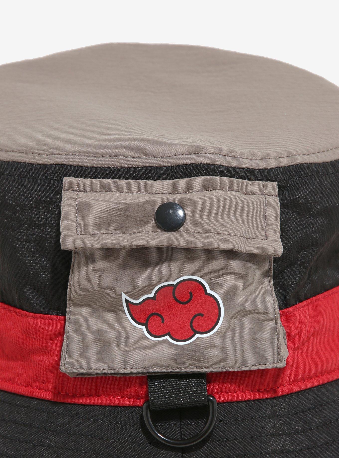 Naruto Shippuden Akatsuki Utility Bucket Hat, , alternate