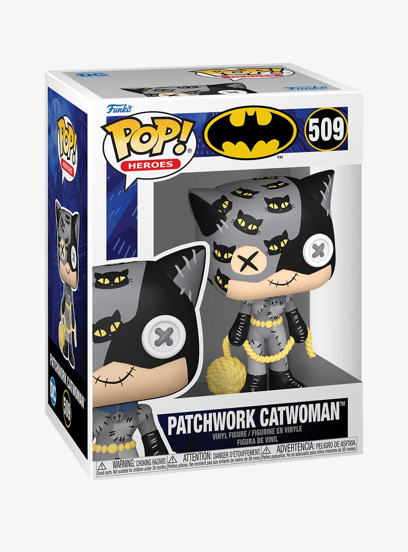 Funko DC Comics Batman Pop! Heroes Patchwork Catwoman Vinyl Hero, , hi-res