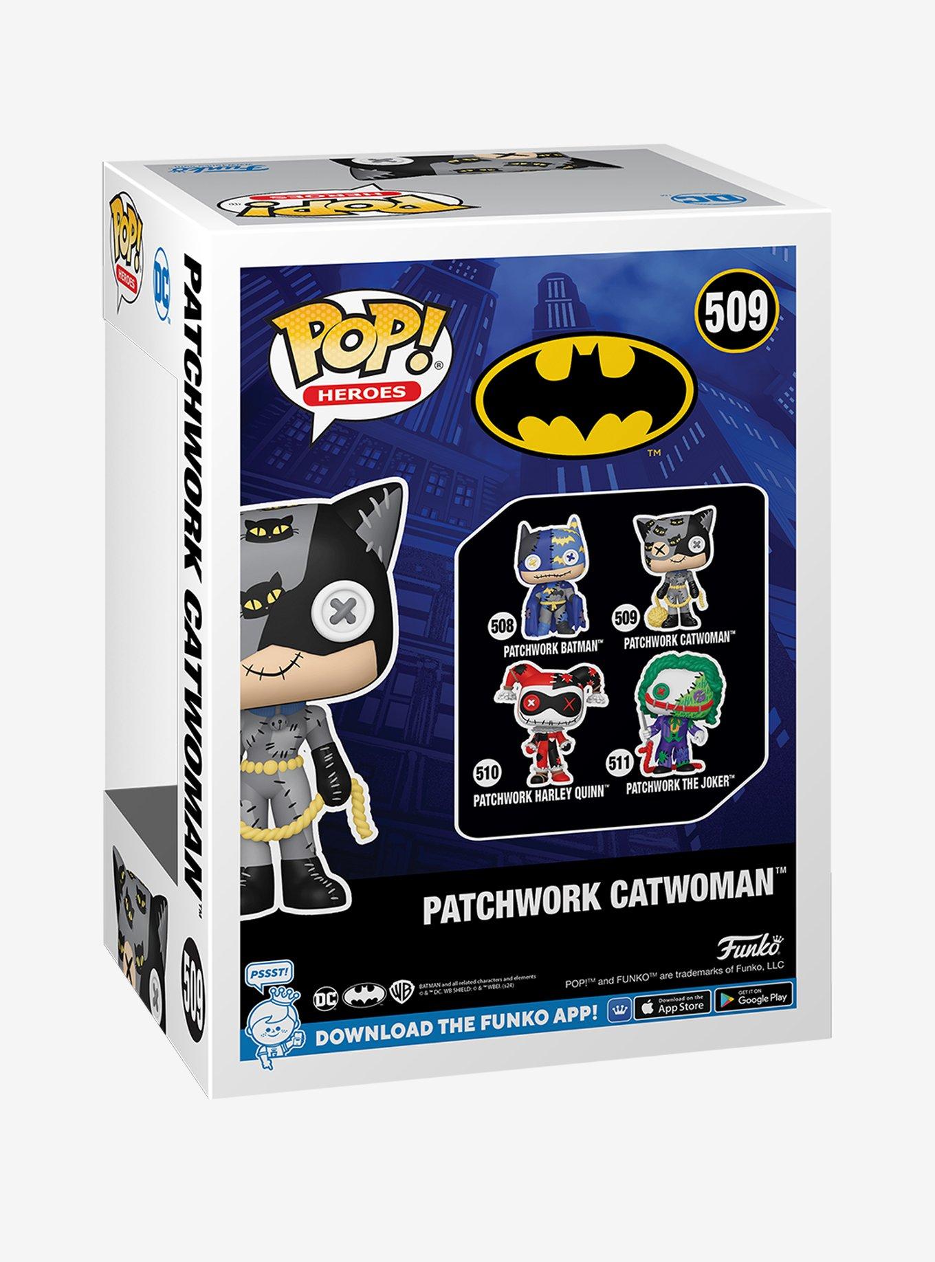 Funko DC Comics Batman Pop! Heroes Patchwork Catwoman Vinyl Hero, , alternate