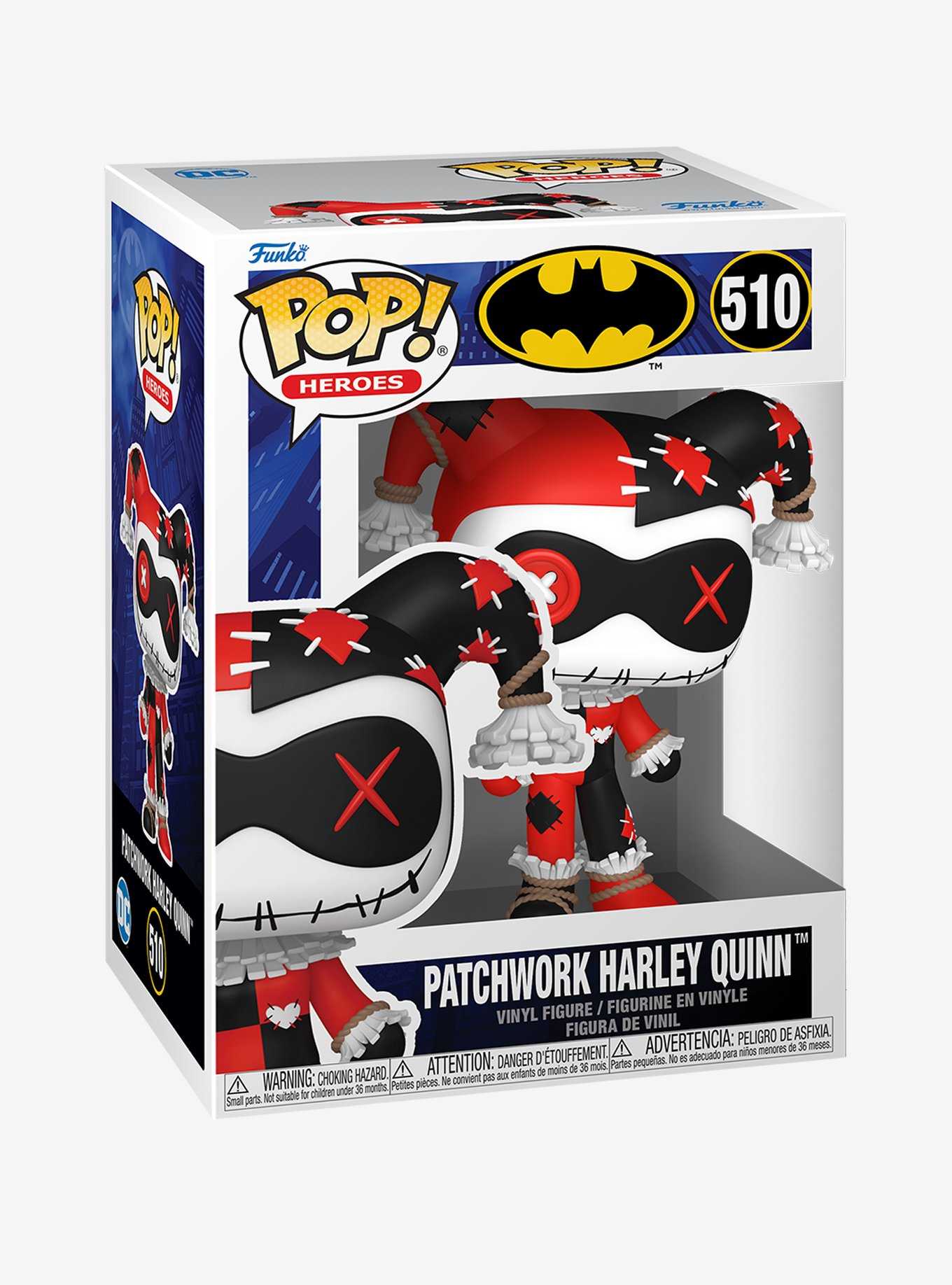 Funko DC Comics Batman Pop! Heroes Patchwork Harley Quinn Vinyl Hero, , hi-res
