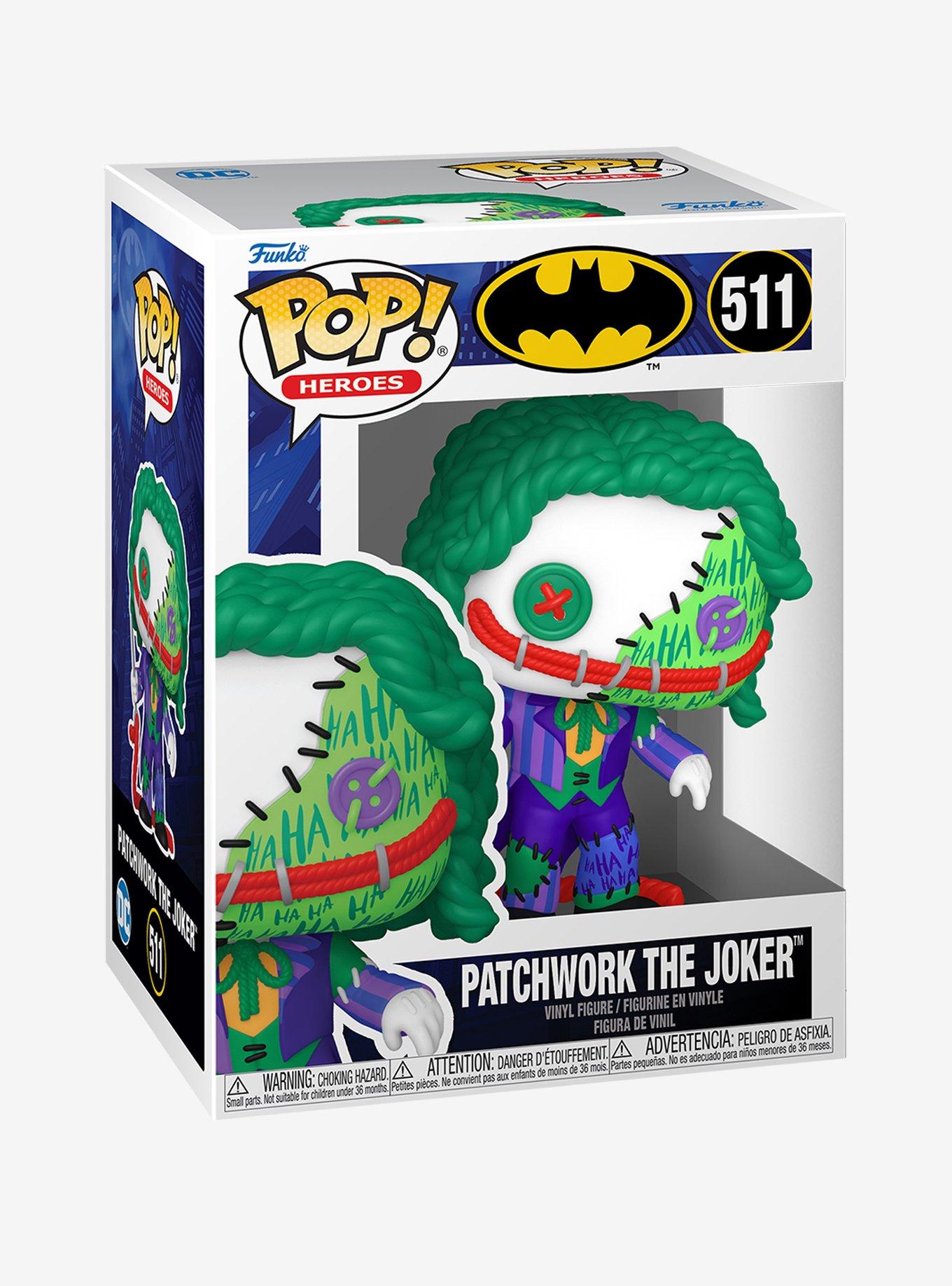 Funko DC Comics Batman Pop! Heroes Patchwork The Joker Vinyl Hero, , alternate