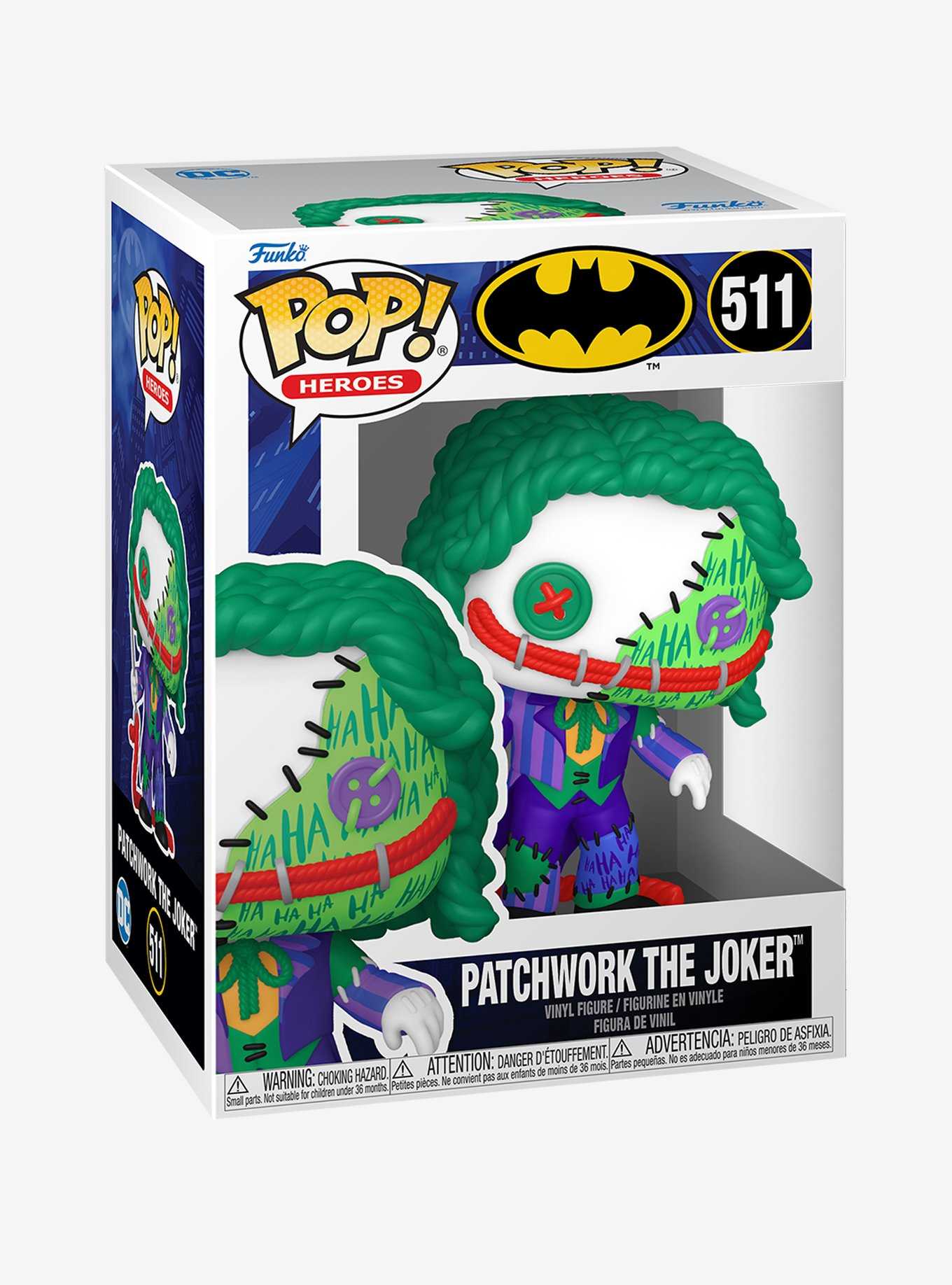 Funko DC Comics Batman Pop! Heroes Patchwork The Joker Vinyl Hero, , hi-res