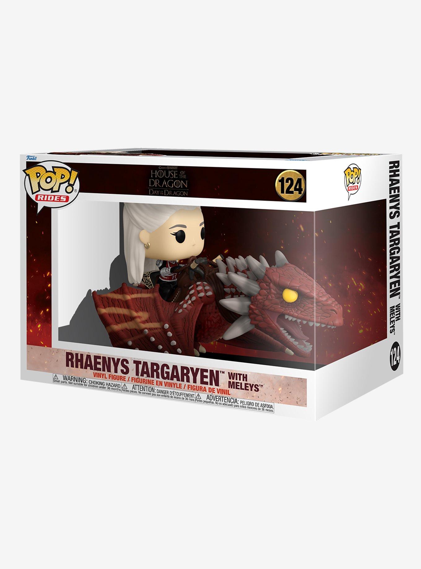 Funko House Of The Dragon Pop! Rides Rhaenys Targaryen (With Meleys) Vinyl Figure