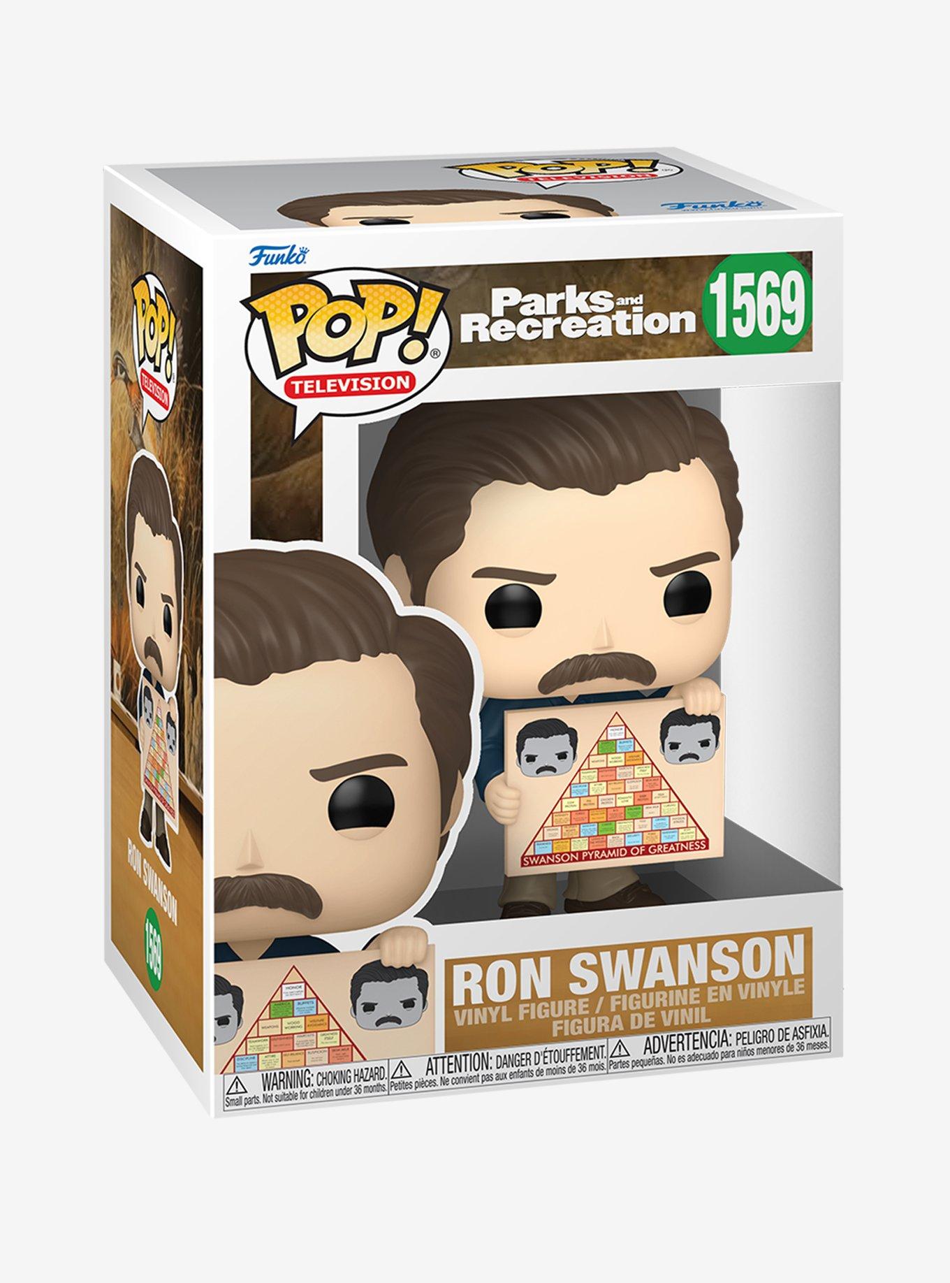 Funko Parks And Recreation Pop! Television Ron Swanson Vinyl Figure, , alternate