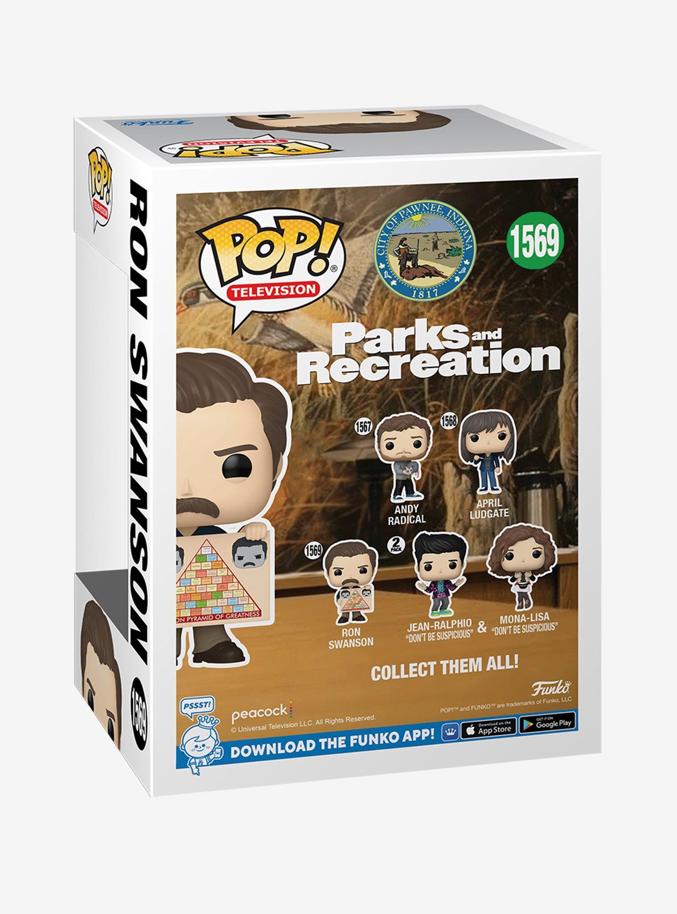 Funko Parks And Recreation Pop! Television Ron Swanson Vinyl Figure, , alternate