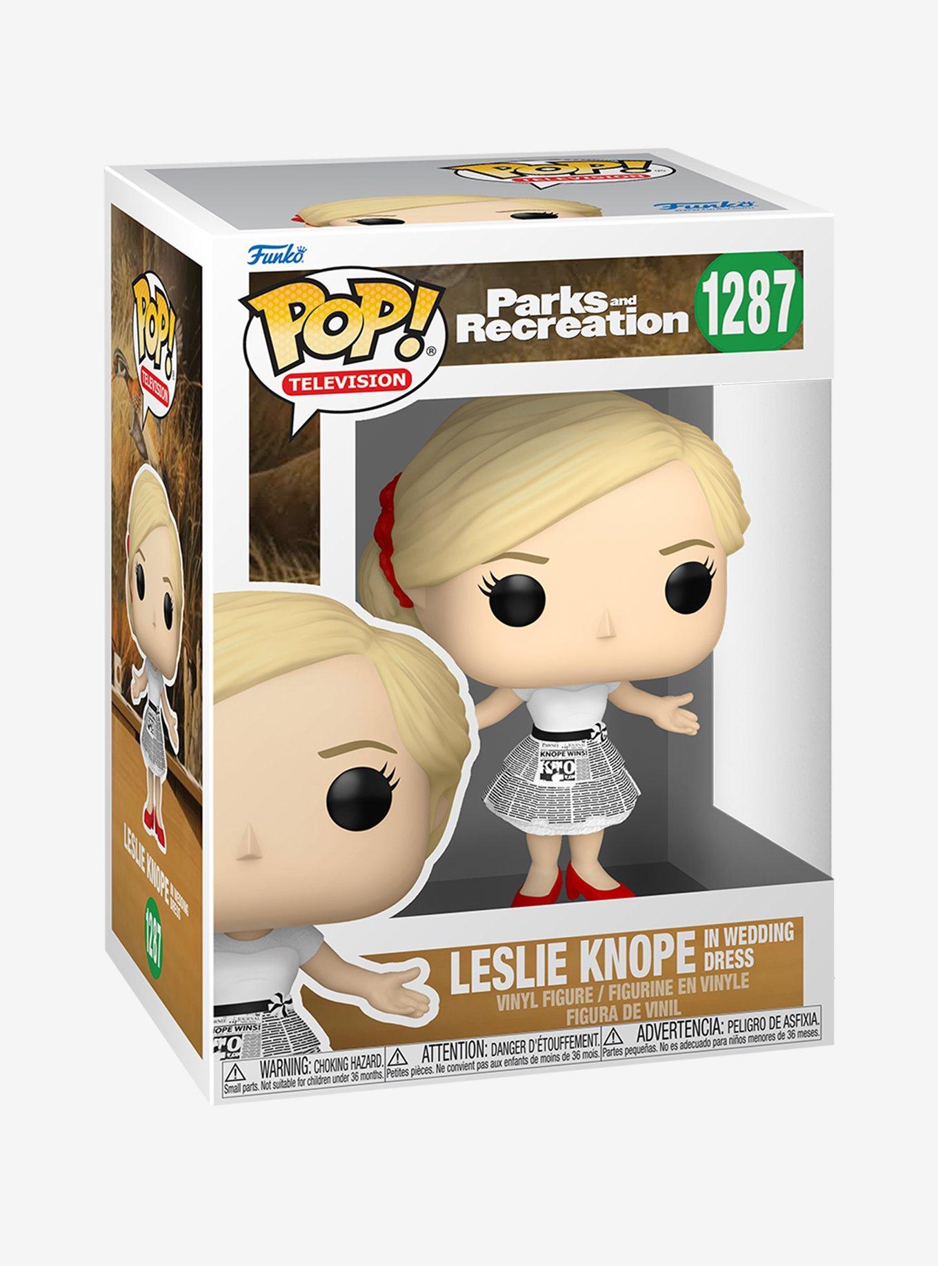 Funko Parks And Recreation Pop! Television Leslie Knope (In Wedding Dress) Vinyl Figure, , alternate