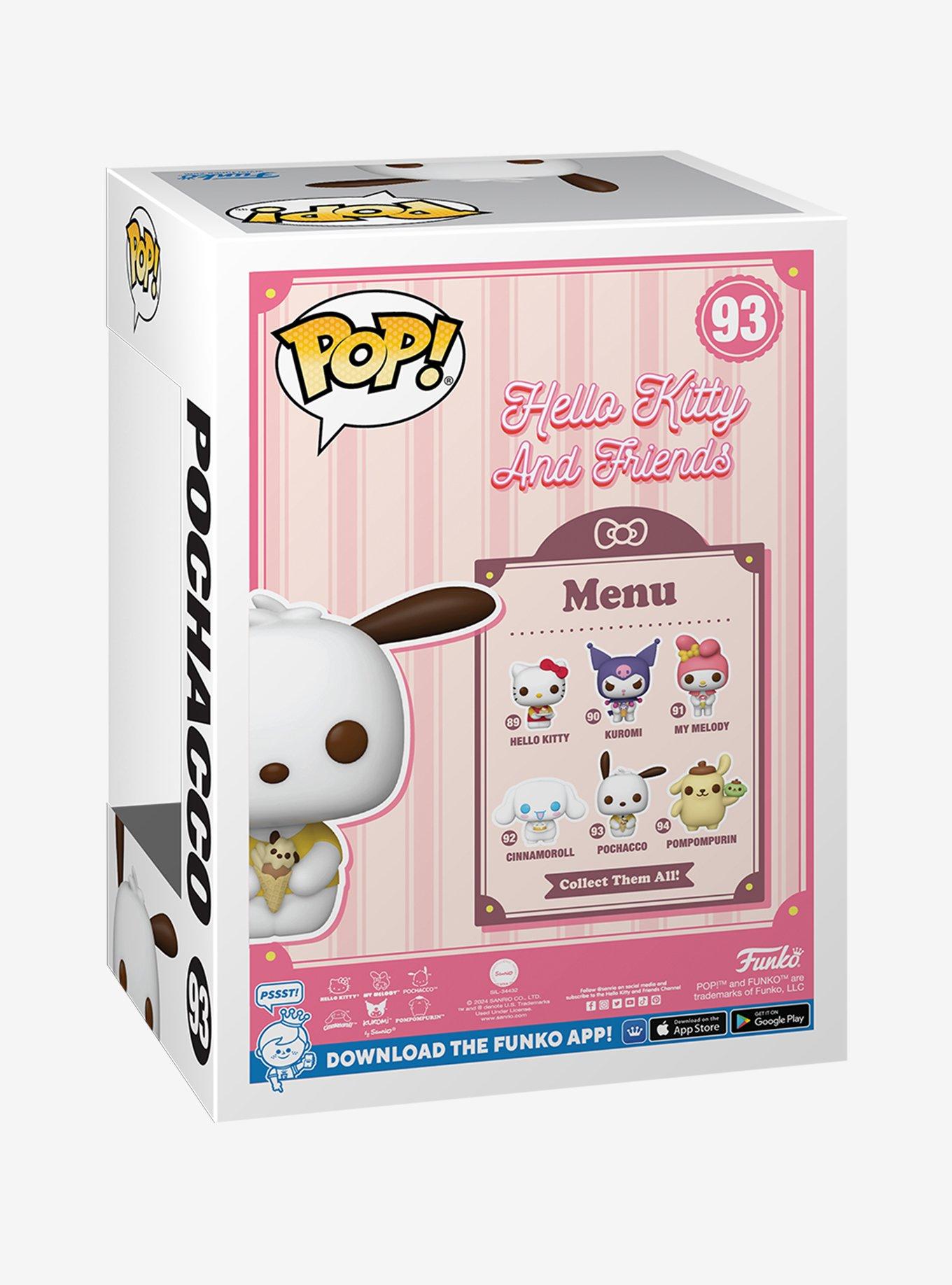 Funko Hello Kitty And Friends Pop! Pochacco (With Cone) Vinyl Figure, , alternate