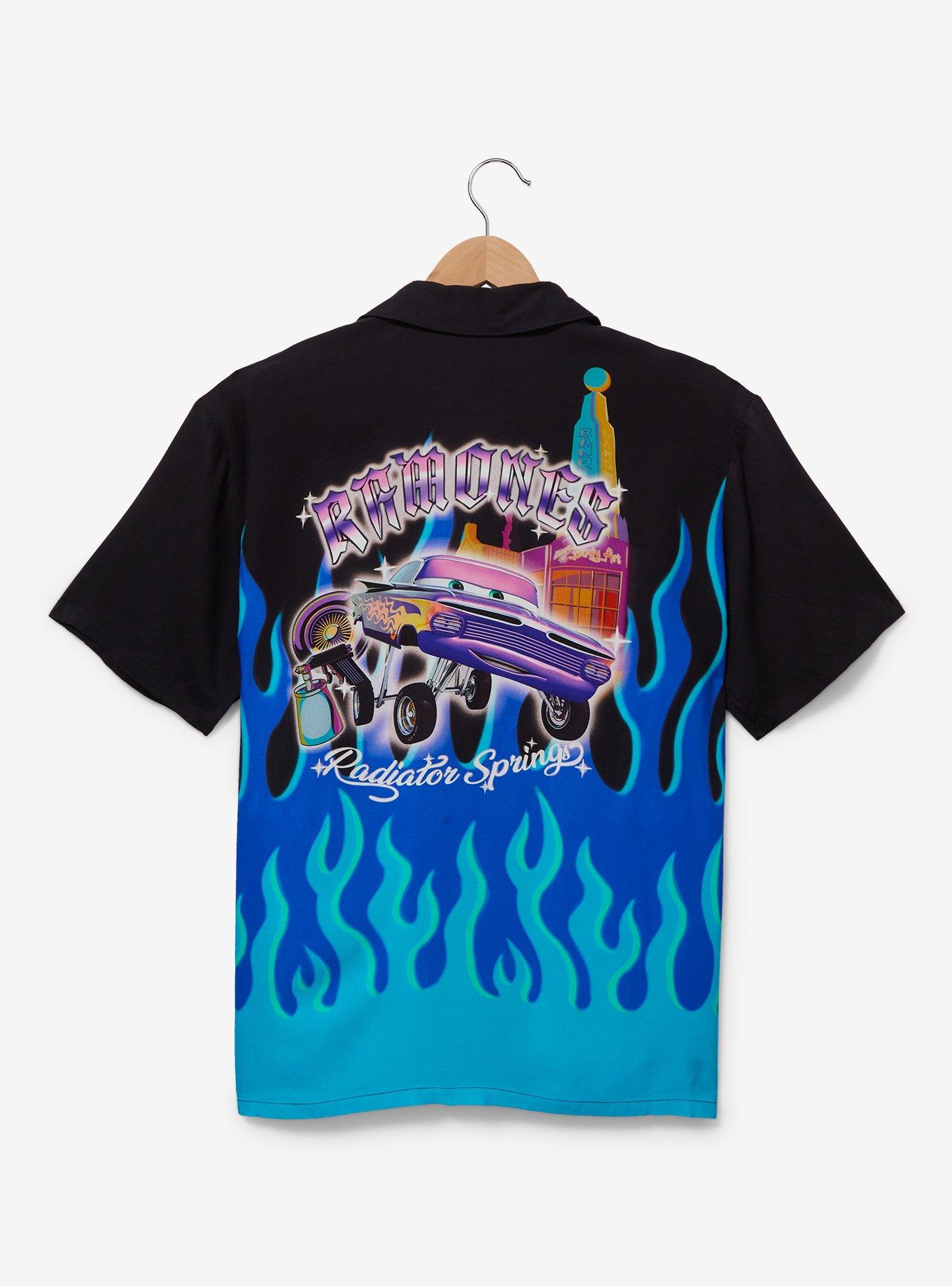 Disney Pixar Cars Ramone Flame Woven Button-Up Shirt - BoxLunch Exclusive