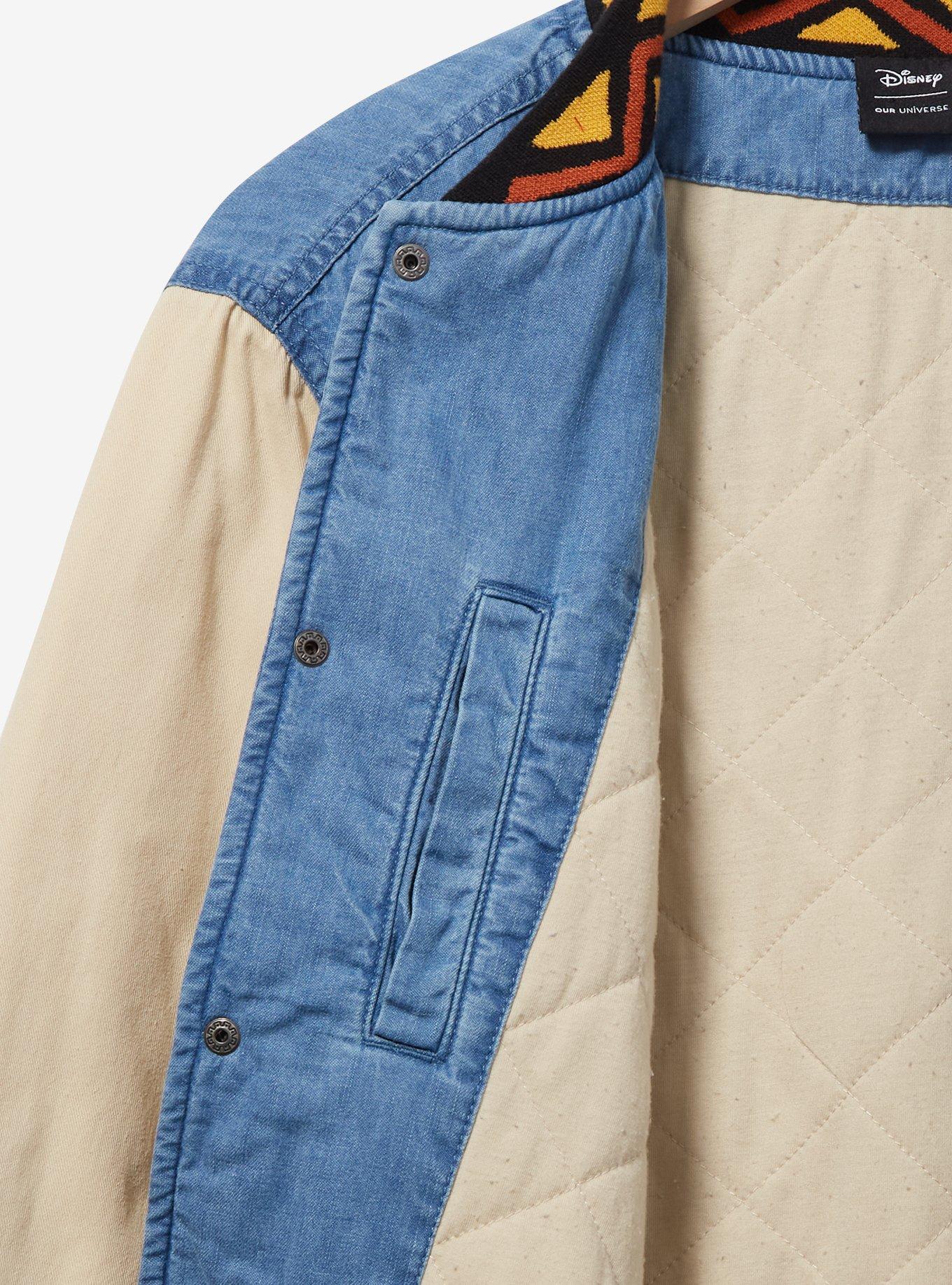 Disney The Lion King Denim Bomber Jacket - BoxLunch Exclusive, DENIM, alternate