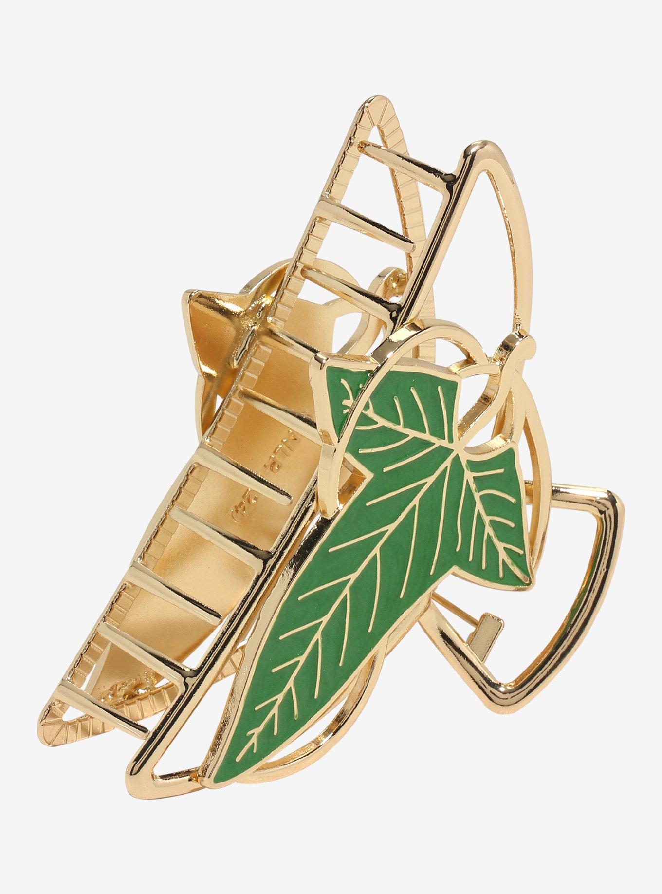 The Lord Of The Rings Lorien Leaf Claw Hair Clip, , alternate