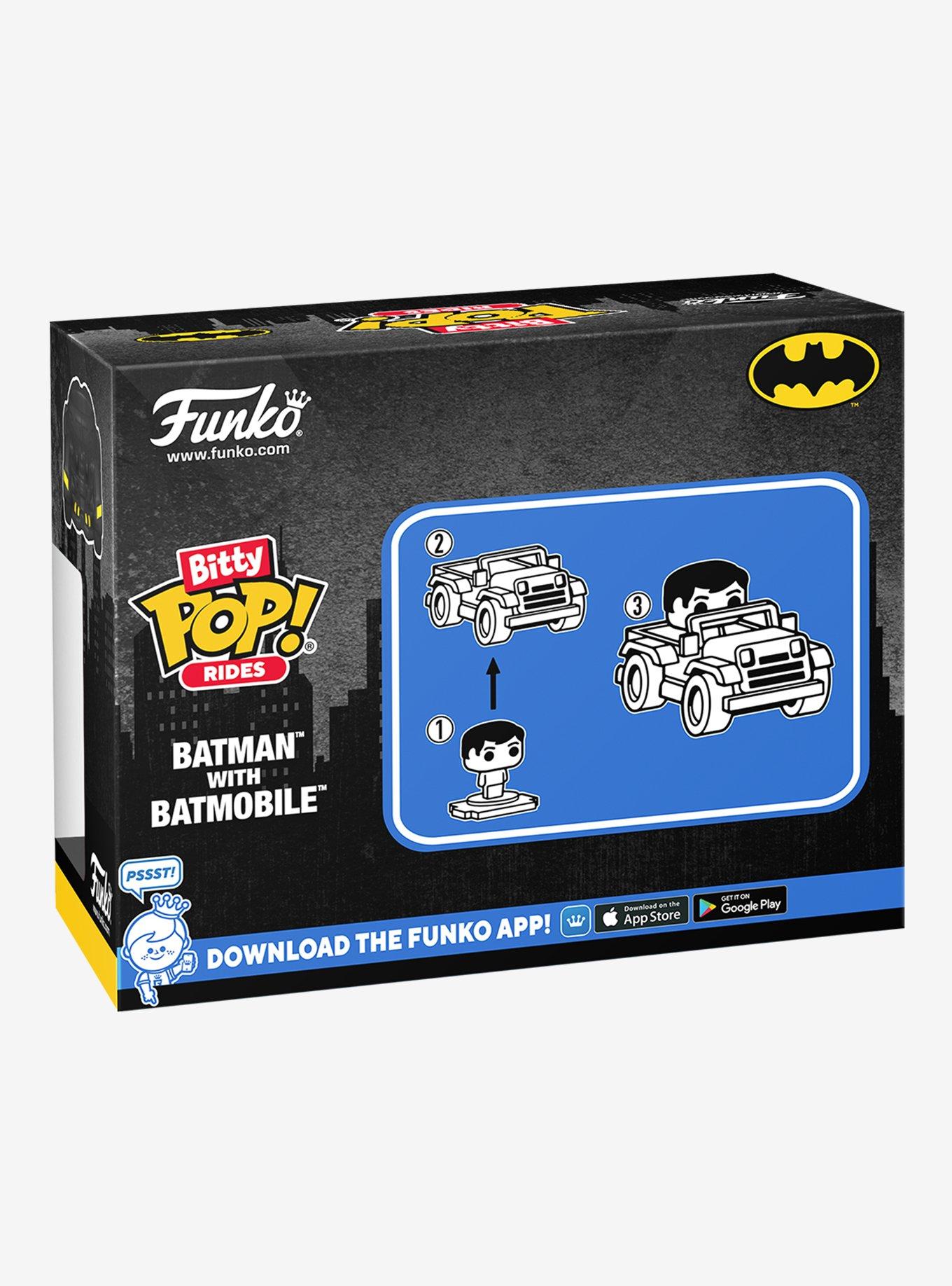 Funko DC Comics Bitty Pop! Rides Batman With Batmobile Vinyl Figure, , alternate