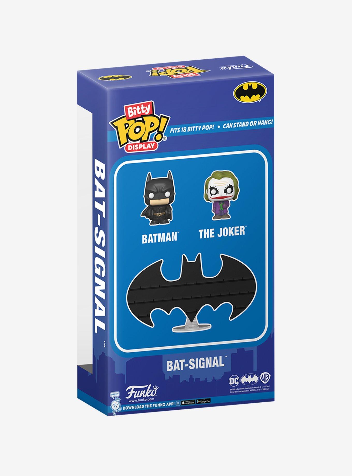 Funko DC Comics Bitty Pop! Display Bat-Signal Shelf & Figure Set, , alternate