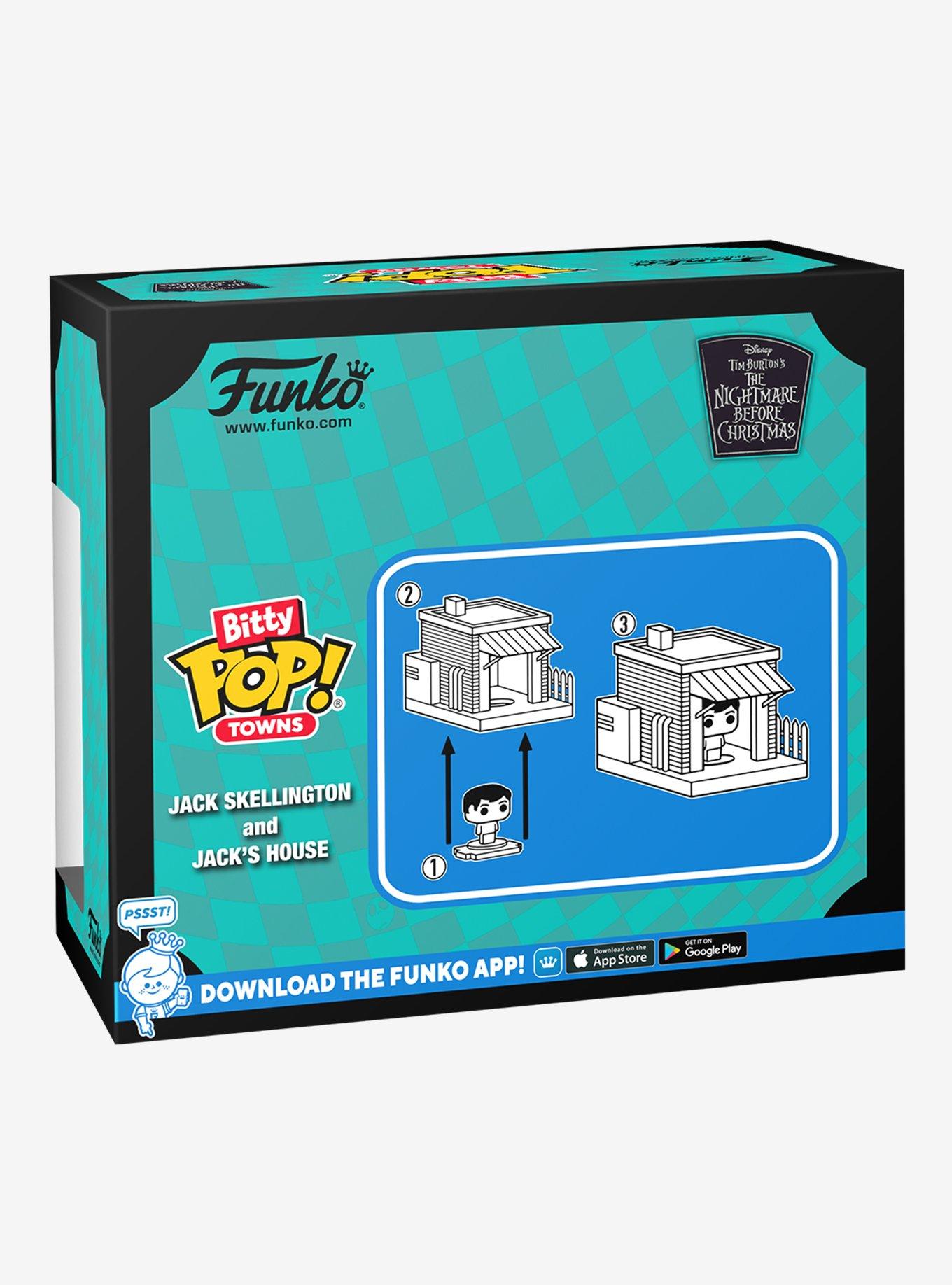 Funko The Nightmare Before Christmas Bitty Pop! Towns Jack Skellington And Jack's House Vinyl Figure, , alternate