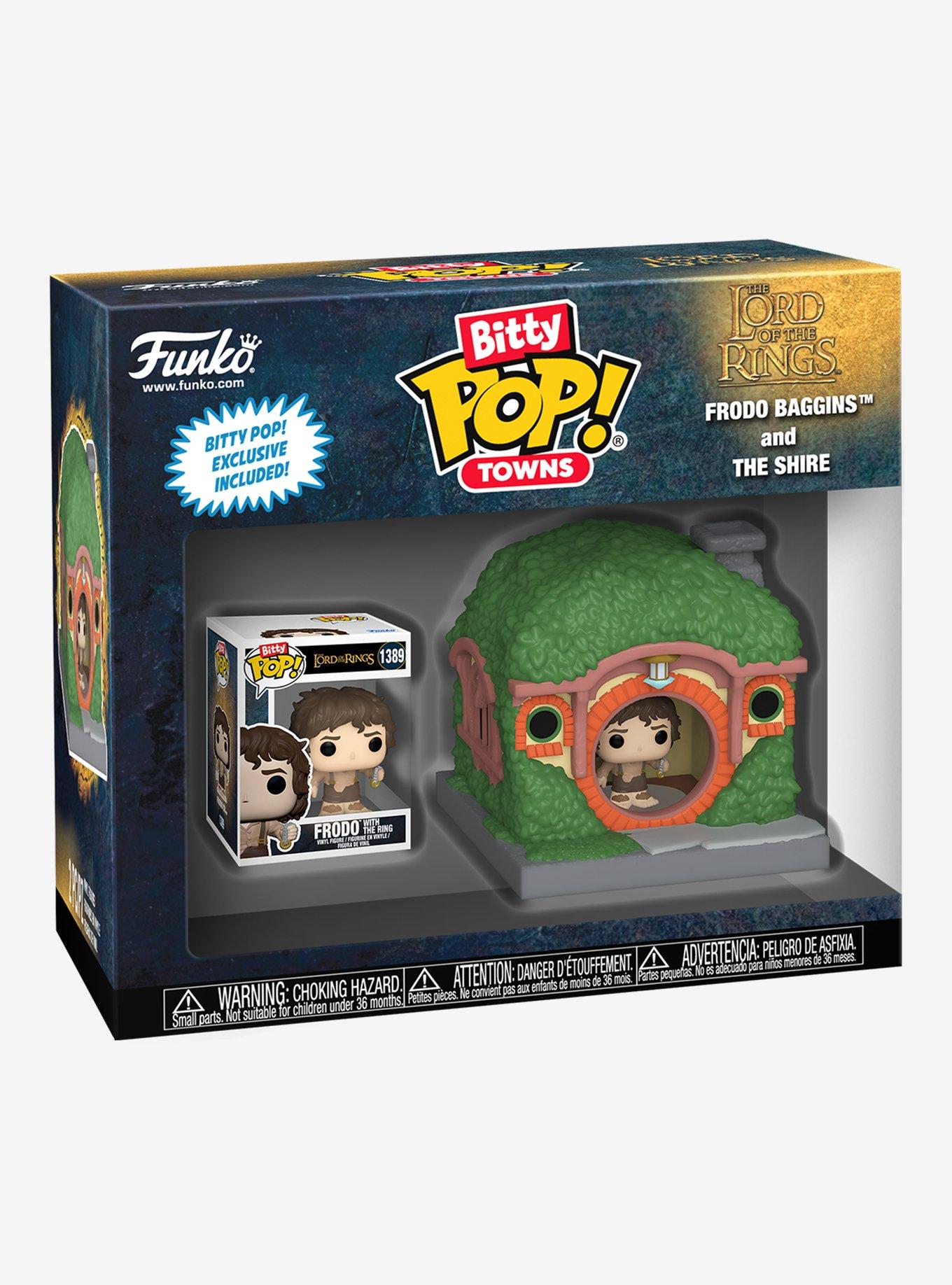 Funko The Lord Of The Rings Bitty Pop! Towns Frodo Baggins And The Shire Vinyl Figure, , alternate