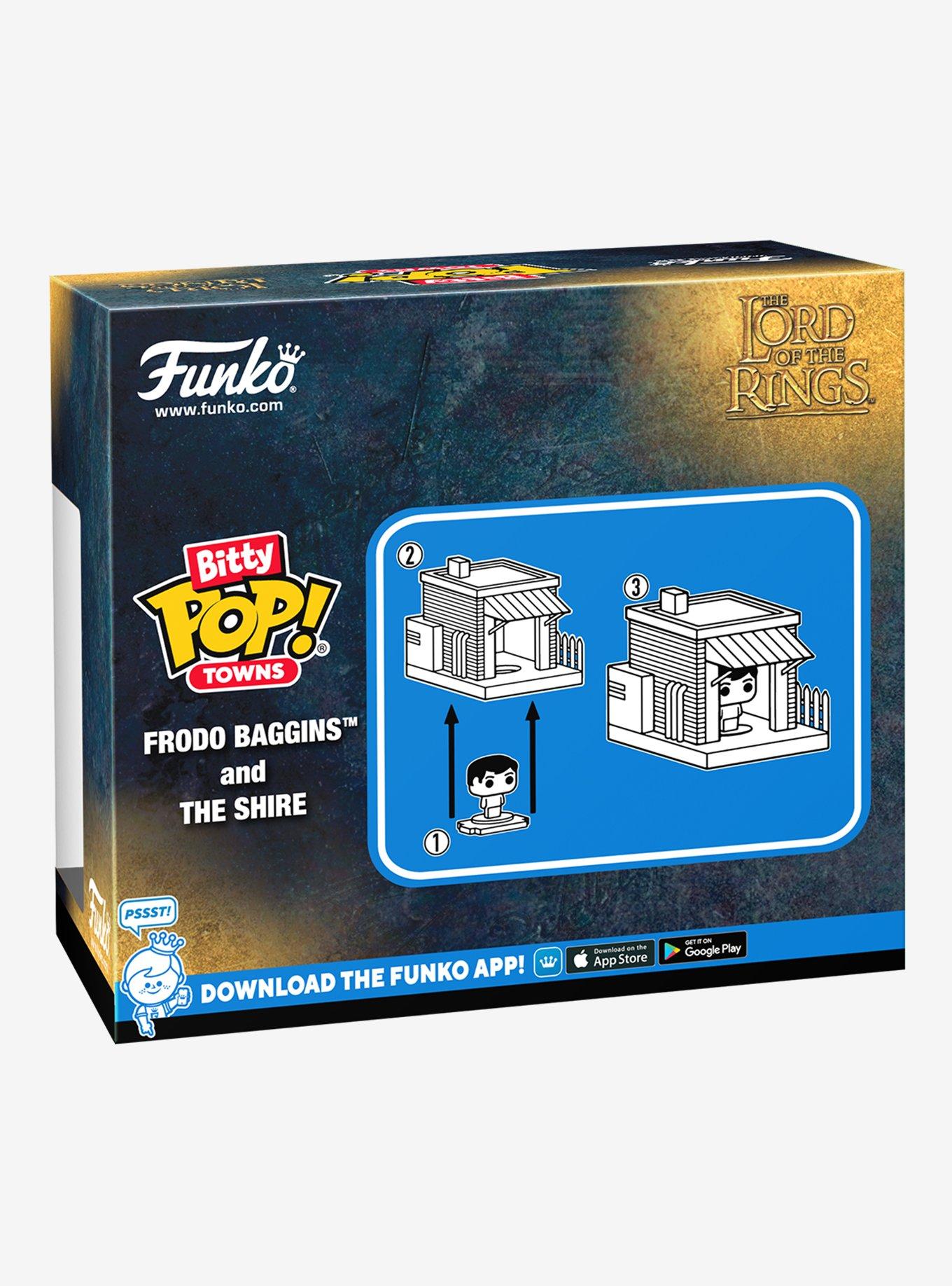 Funko The Lord Of The Rings Bitty Pop! Towns Frodo Baggins And The Shire Vinyl Figure, , alternate