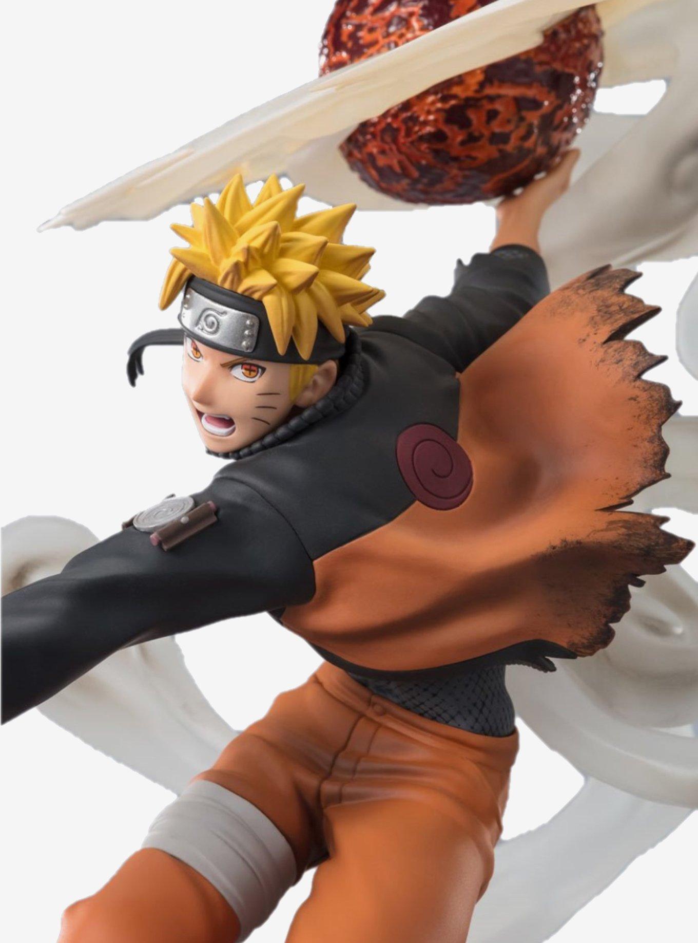 Bandai Spirits Naruto Shippuden FiguartsZERO Extra Battle Naruto Uzumaki (Sage Art Lava Release Rasenshuriken) Figure, , alternate