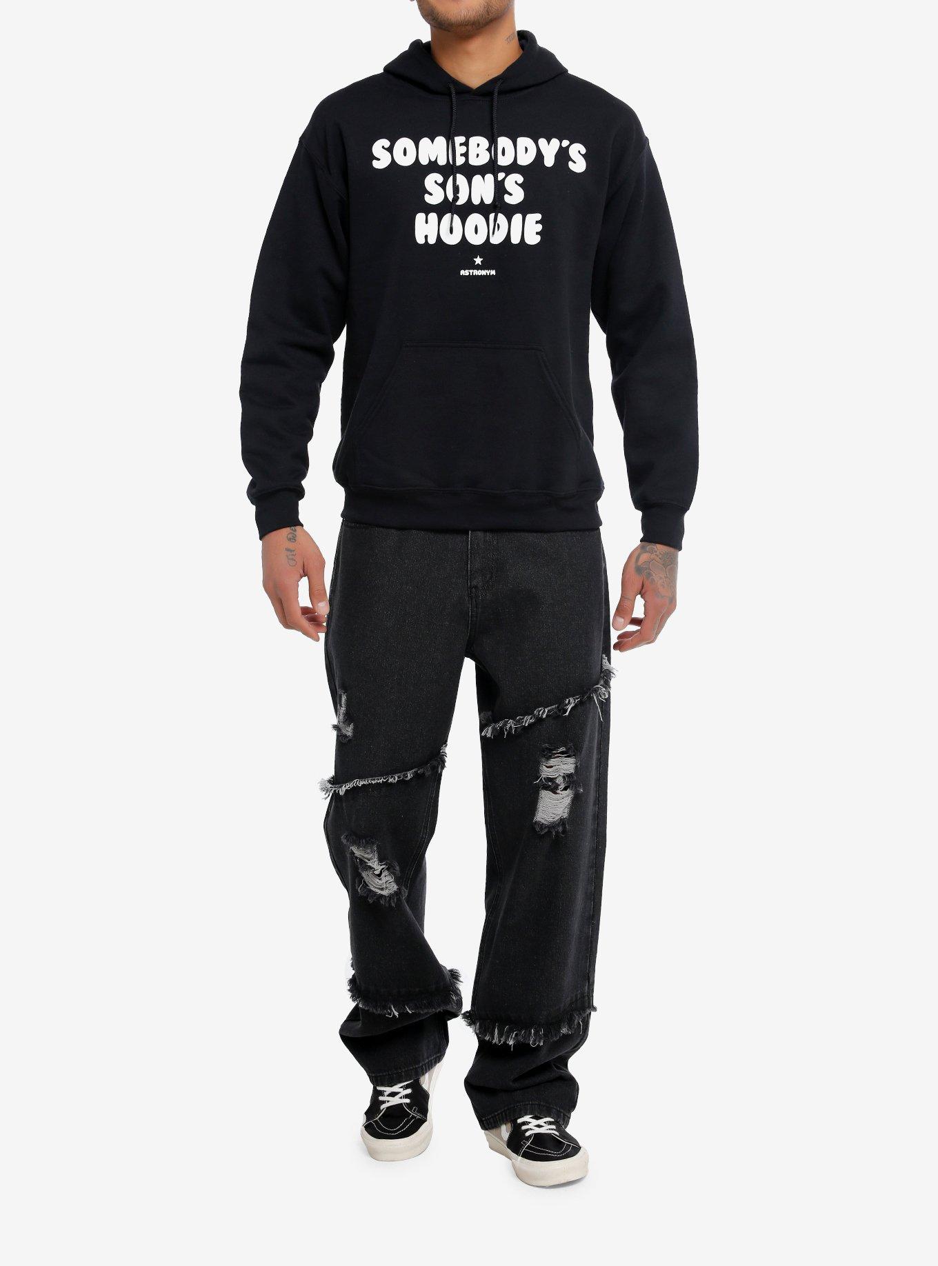 Somebody's Son's Hoodie By Astronym, BLACK, alternate