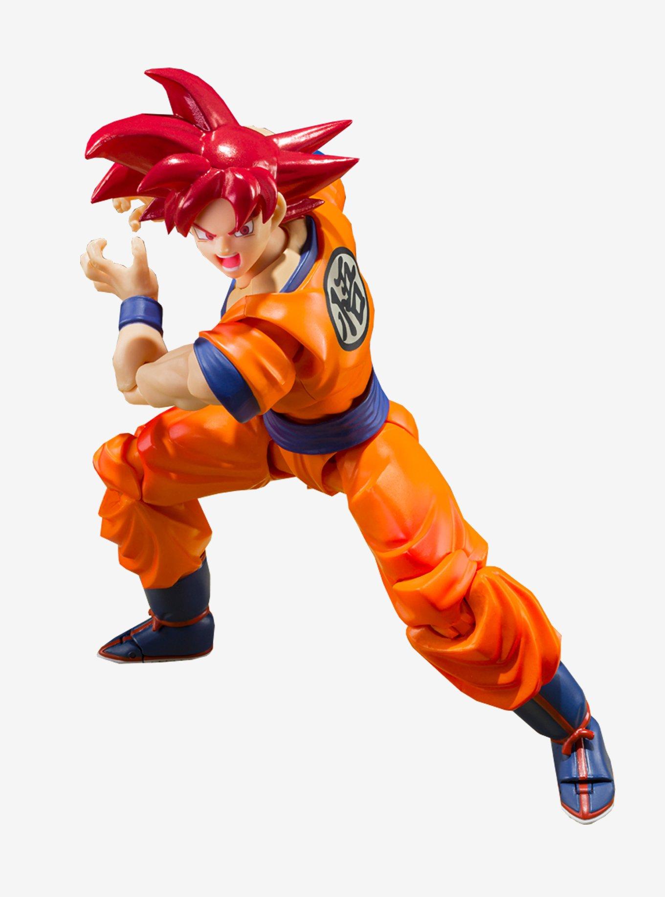 Bandai Spirits Dragon Ball Super S.H.Figuarts Super Saiyan God Goku (Saiyan God Instilled With the Light of Righteous Hearts) Figure