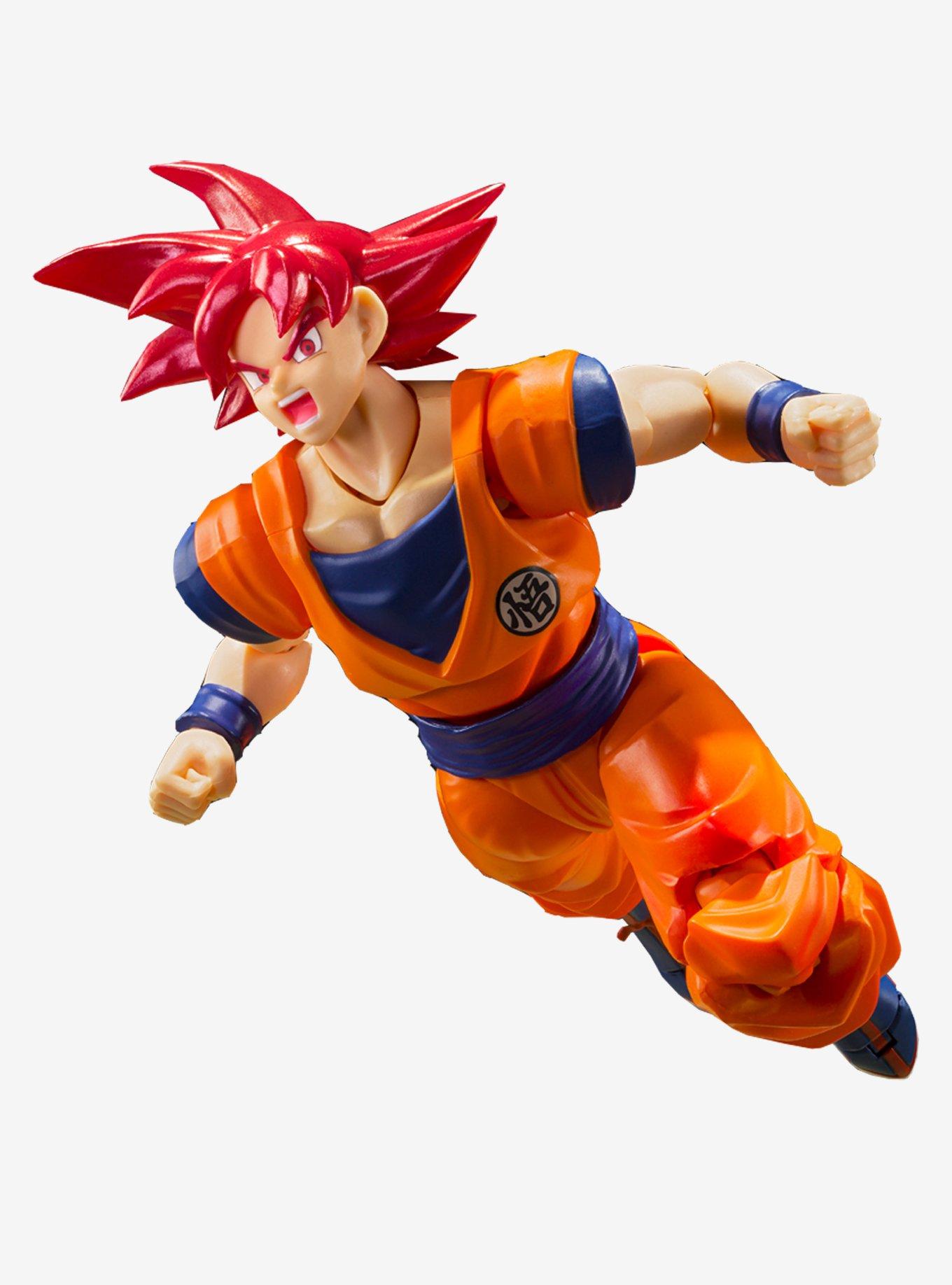 Bandai Spirits Dragon Ball Super S.H.Figuarts Super Saiyan God Goku (Saiyan God Instilled With the Light of Righteous Hearts) Figure