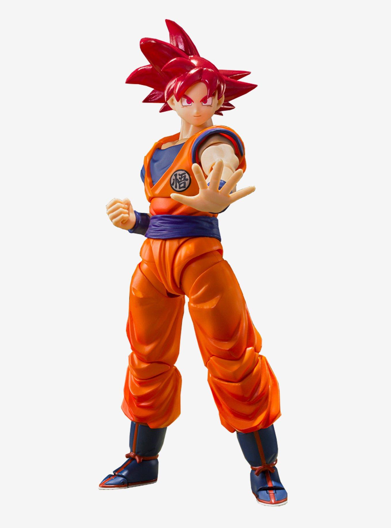 Bandai Spirits Dragon Ball Super S.H.Figuarts Super Saiyan God Goku (Saiyan God Instilled With the Light of Righteous Hearts) Figure