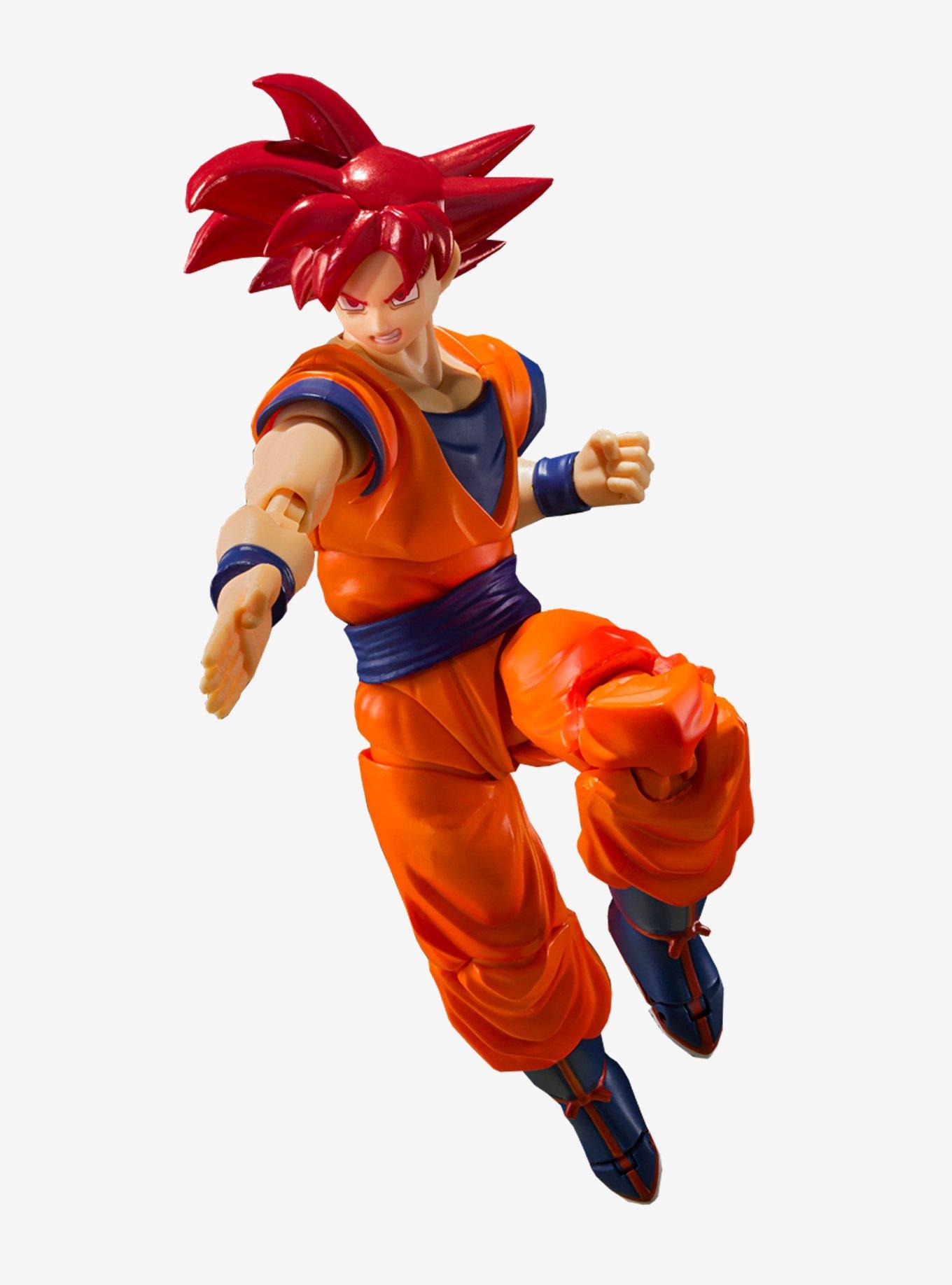 Bandai Spirits Dragon Ball Super S.H.Figuarts Super Saiyan God Goku (Saiyan God Instilled With the Light of Righteous Hearts) Figure