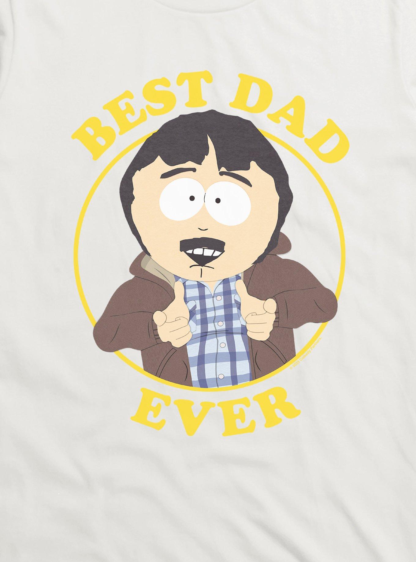 South Park Randy Marsh Best Dad Ever T-Shirt, WHITE, alternate