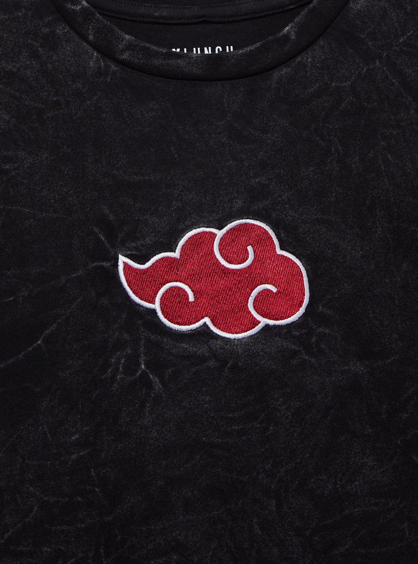 Naruto Shippuden Akatsuki Cloud Tank Top - BoxLunch Exclusive, ACID BLACK, alternate