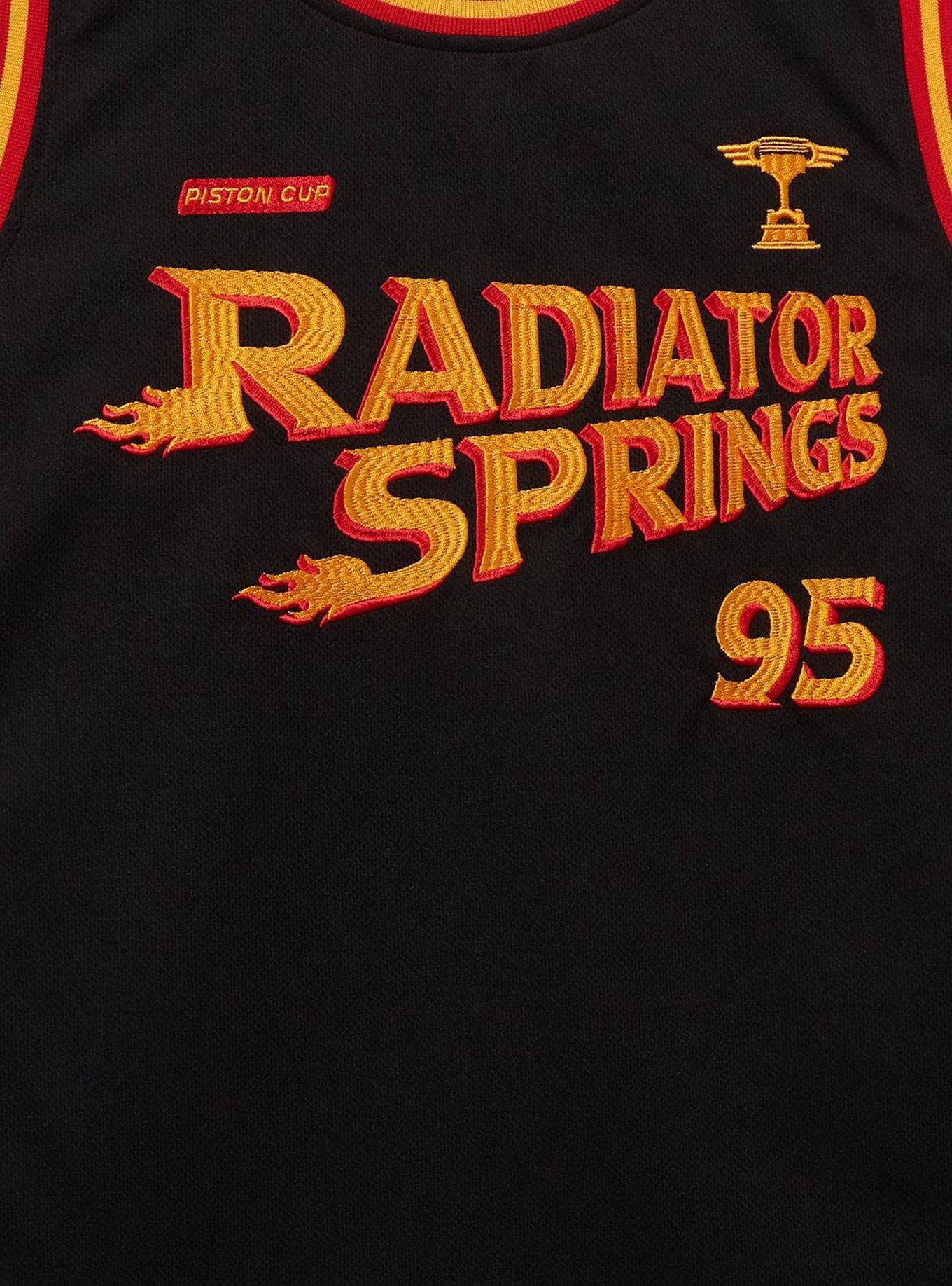 Disney Pixar Cars Lightning McQueen Basketball Jersey - BoxLunch Exclusive, BLACK, alternate