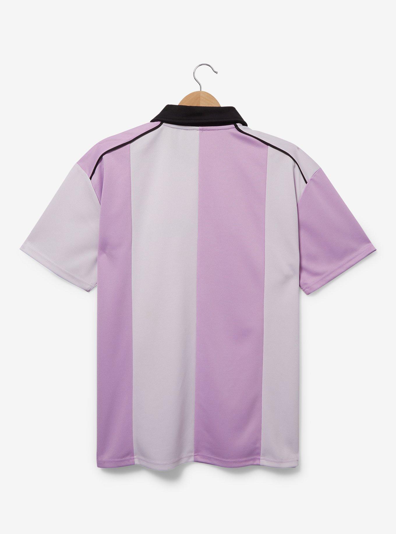 Sanrio Kuromi Purple Women's Soccer Jersey — BoxLunch Exclusive, PURPLE STRIPE, alternate