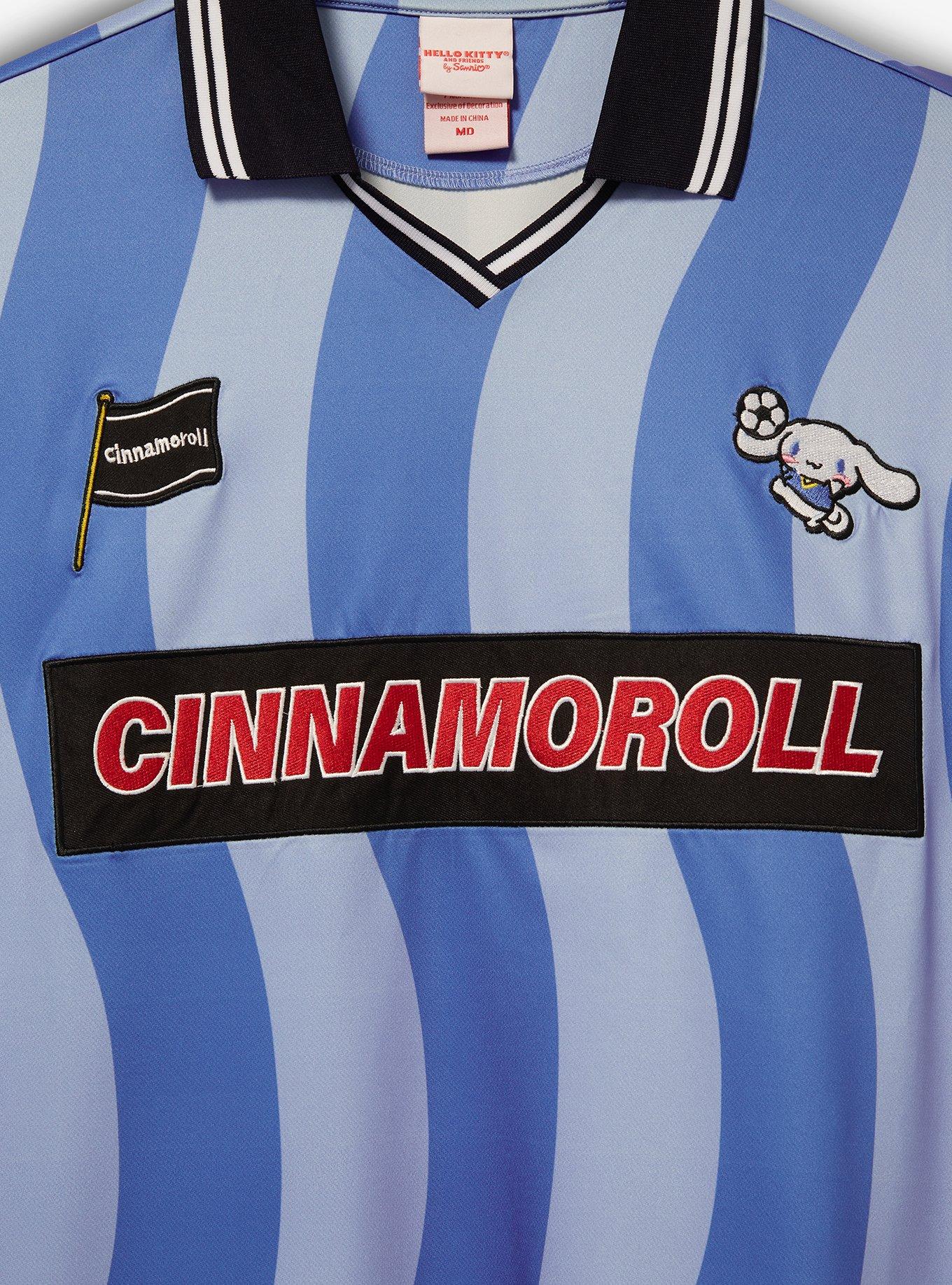 Sanrio Cinnamoroll Striped Soccer Jersey — BoxLunch Exclusive, BLUE, alternate