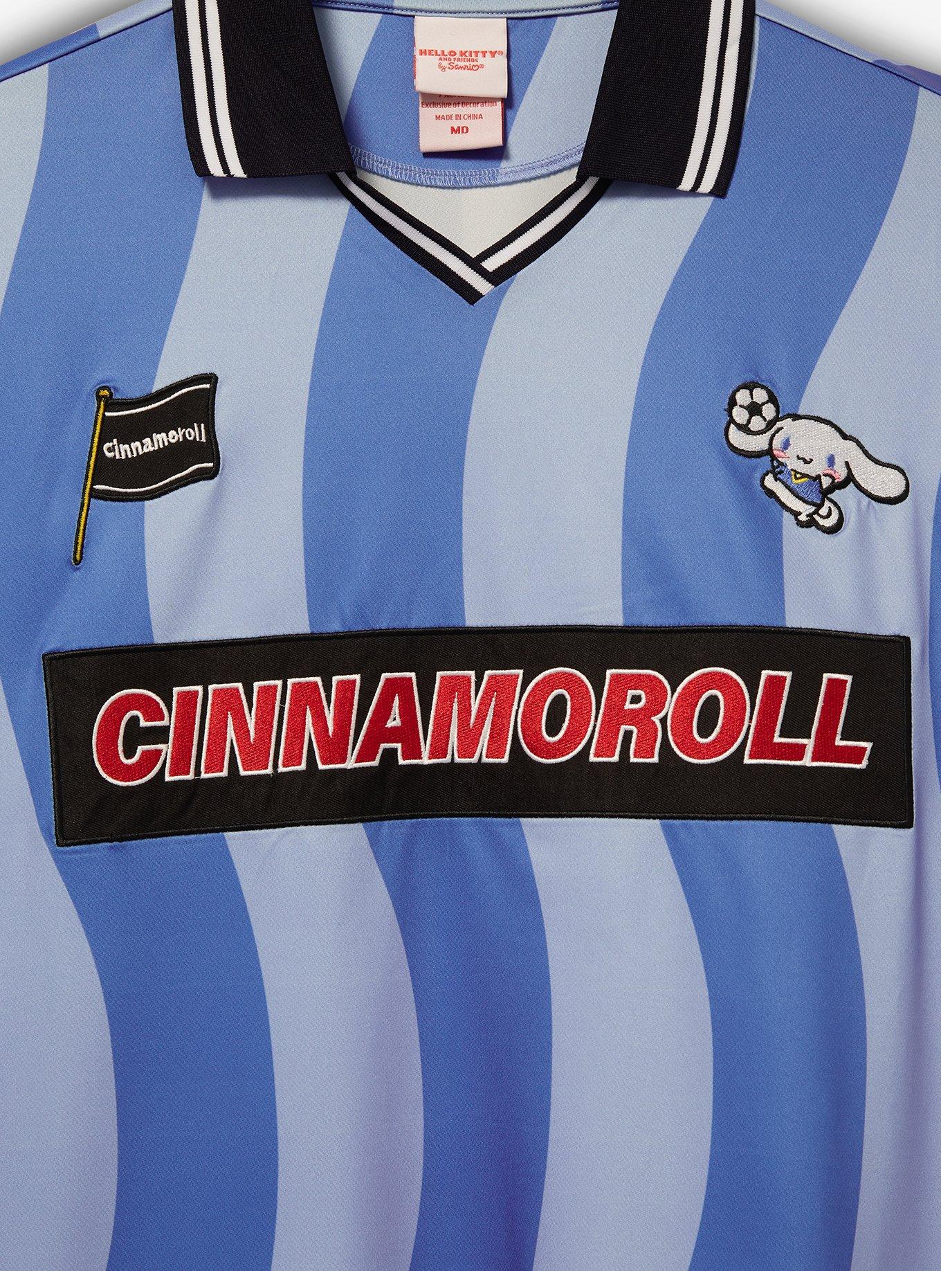 Sanrio Cinnamoroll Striped Soccer Jersey — BoxLunch Exclusive, BLUE, alternate