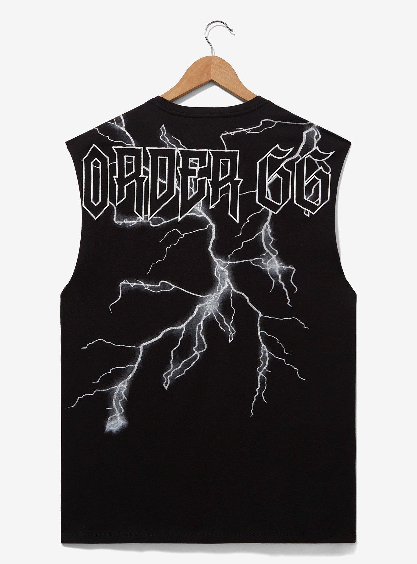 Our Universe Star Wars Darth Vader Order 66 Lightning Tank Top - BoxLunch Exclusive, BLACK, alternate