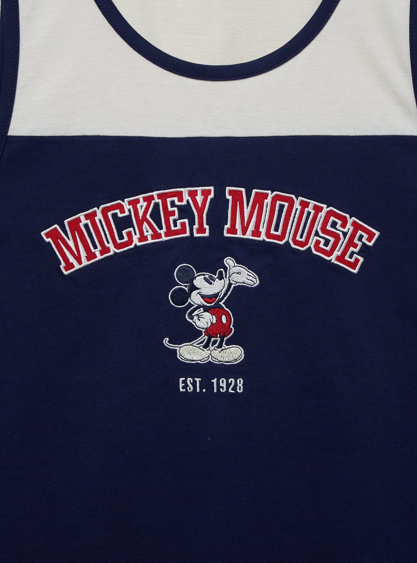 Disney Mickey Mouse Panel Tank - BoxLunch Exclusive, NAVY, alternate