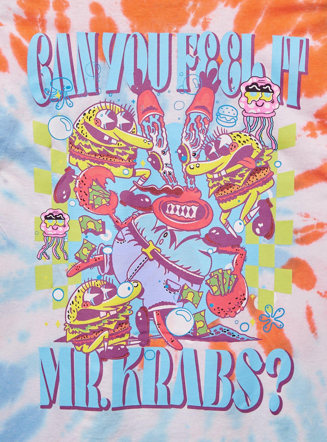 SpongeBob SquarePants Mr. Krabs Tie-Dye T-Shirt - BoxLunch Exclusive, , alternate