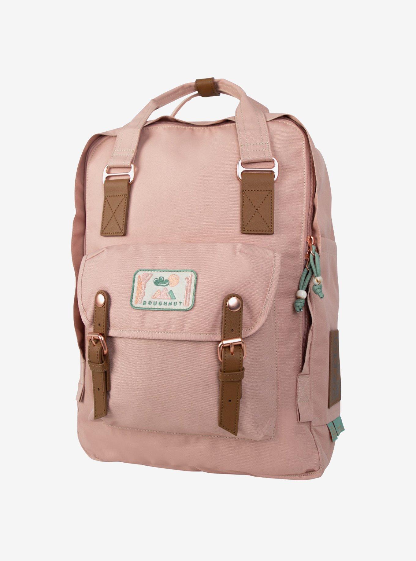 Doughnut Macaroon Large Dreamwalker Series Pink Backpack, , alternate