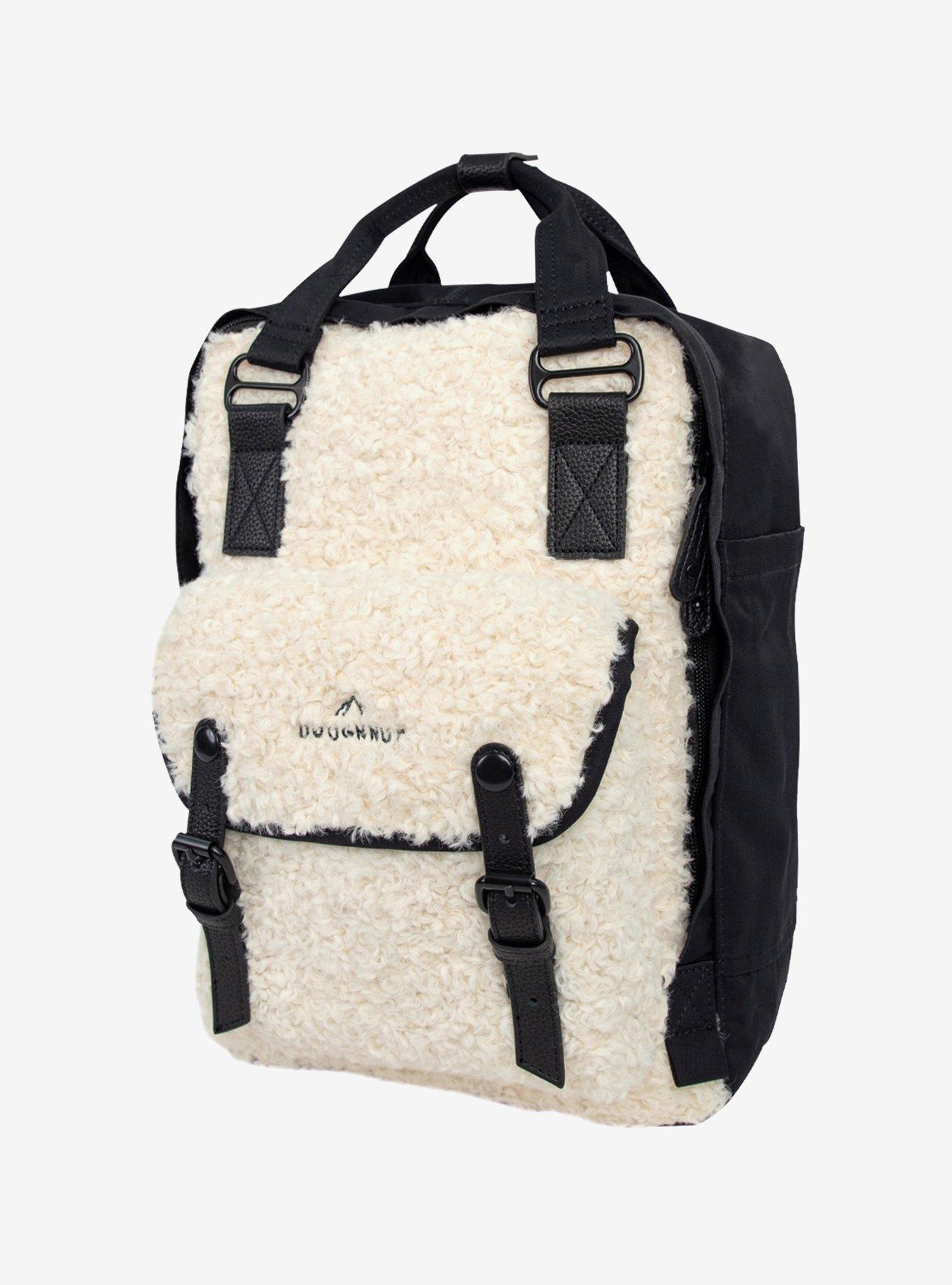 Doughnut Macaroon Fairies & Friends Series White x Black Backpack