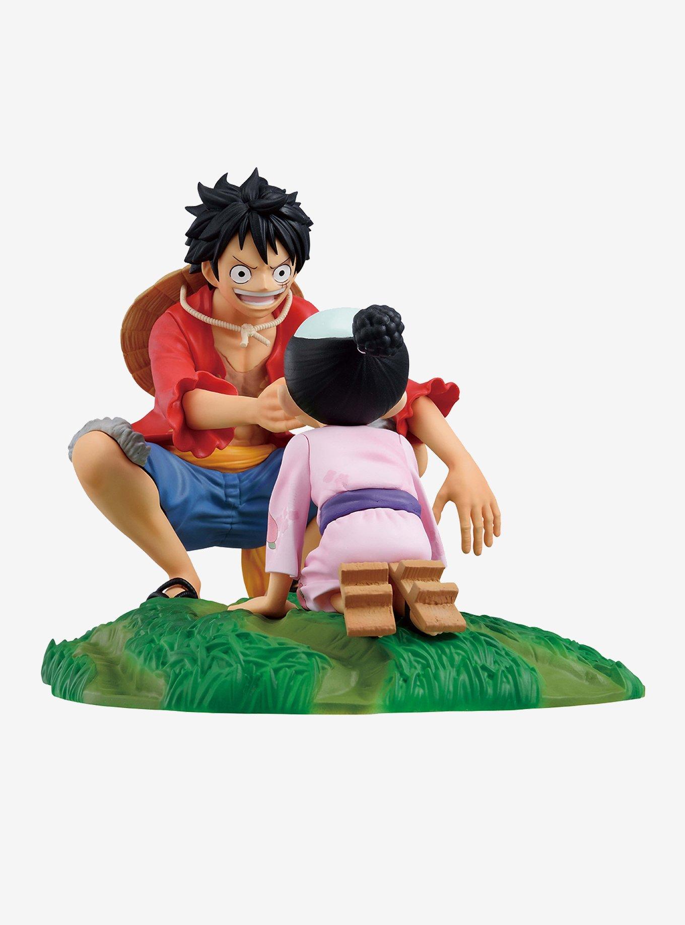 Bandai Spirits One Piece Ichibansho Monkey D. Luffy & Momonosuke Statue, , alternate