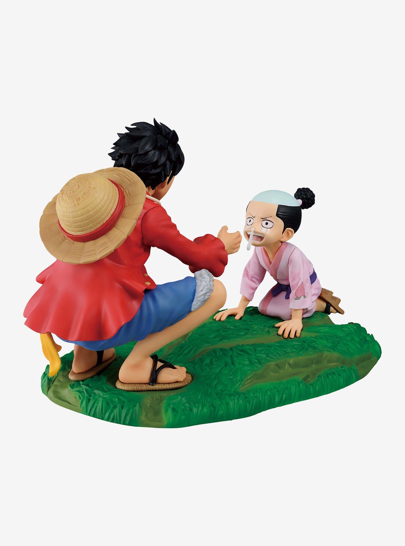 Bandai Spirits One Piece Ichibansho Monkey D. Luffy & Momonosuke Statue, , alternate