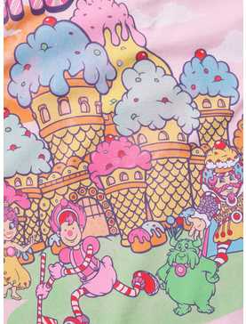 Candy Land Castle Pink Glitter Boyfriend Fit Girls T-Shirt, , hi-res