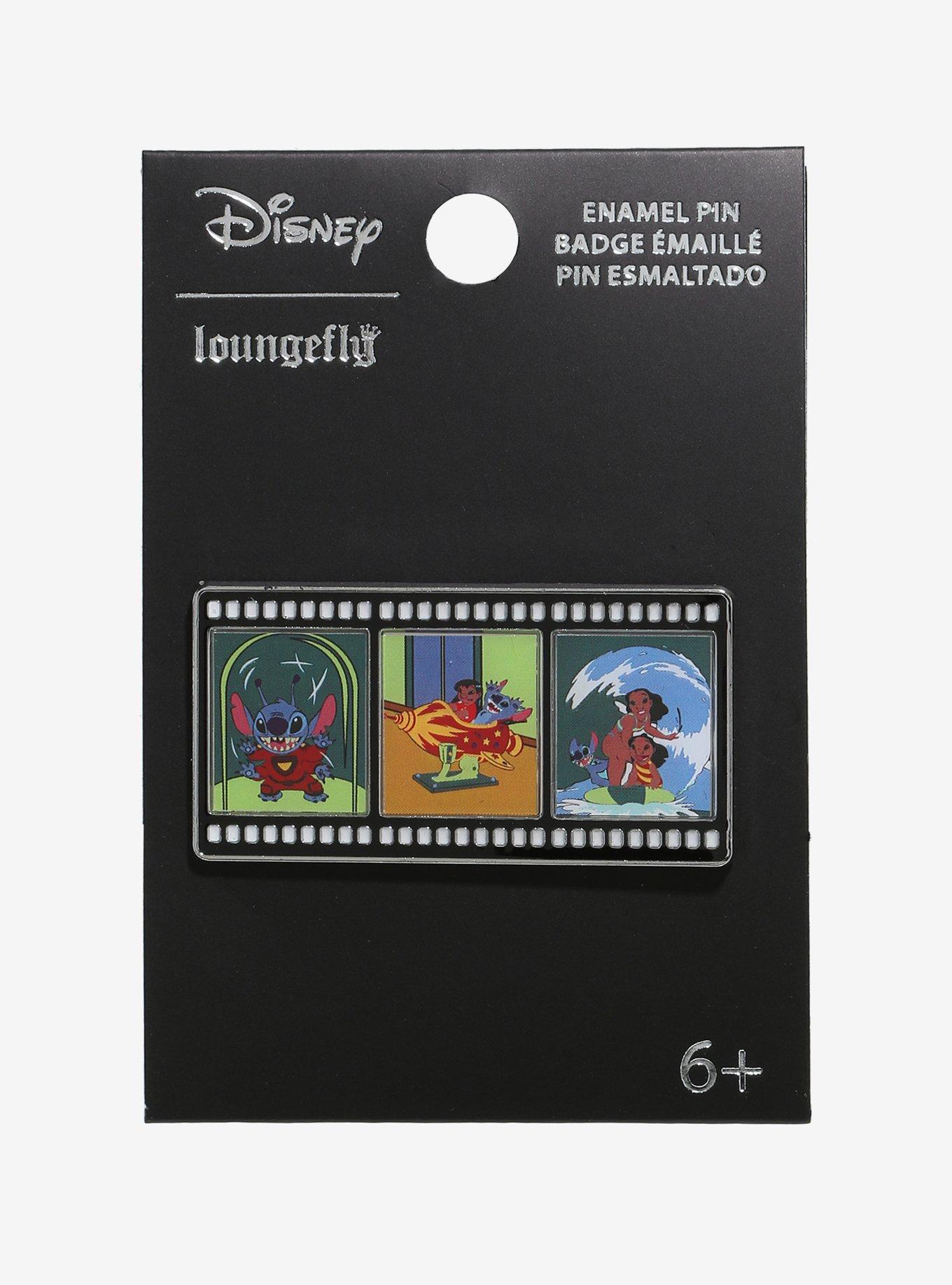 Loungefly Disney Lilo & Stitch Film Strip Enamel Pin — BoxLunch Exclusive, , alternate