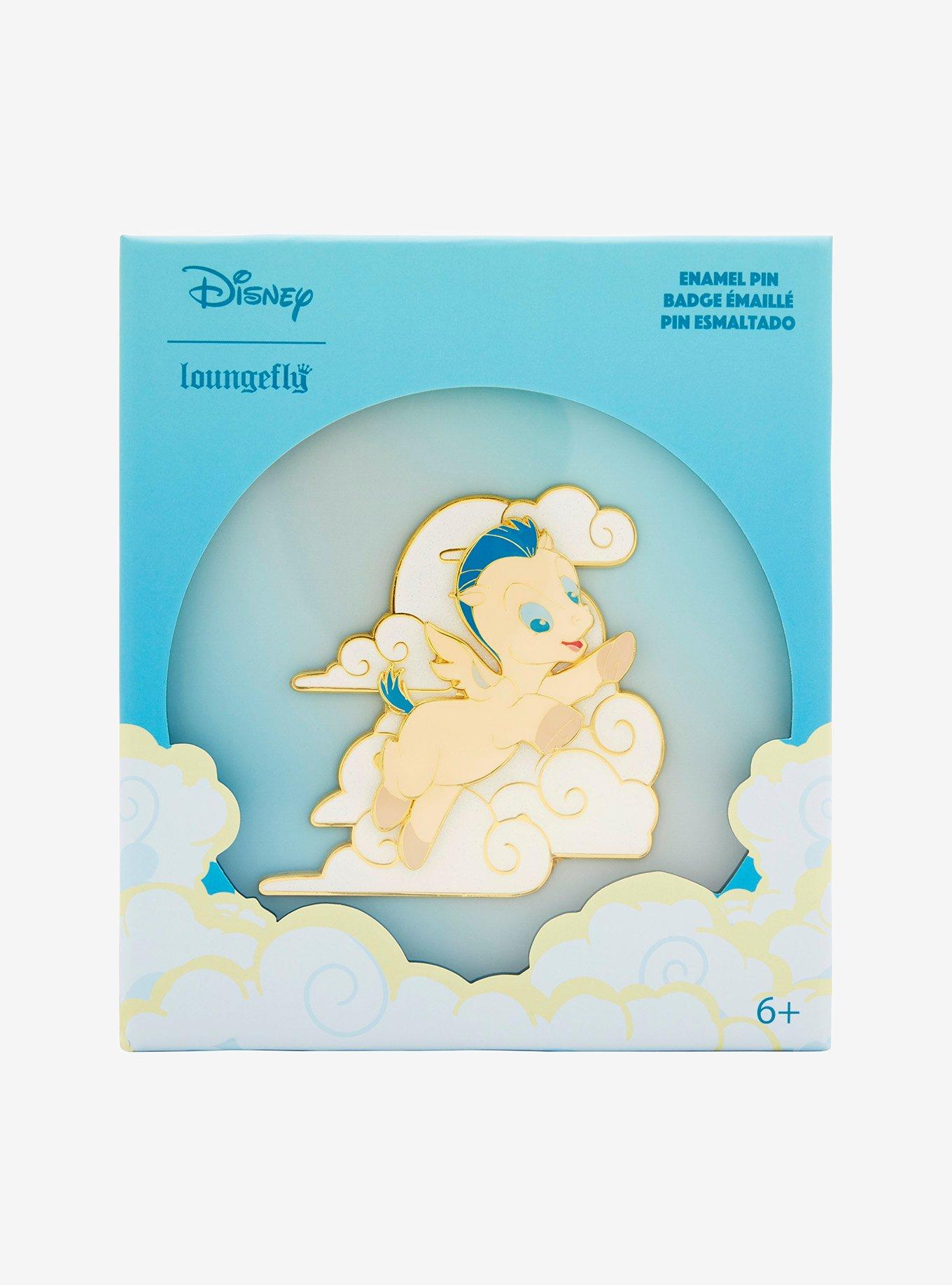 Loungefly Disney Hercules Baby Pegasus Glitter Limited Edition Enamel Pin — BoxLunch Exclusive, , alternate