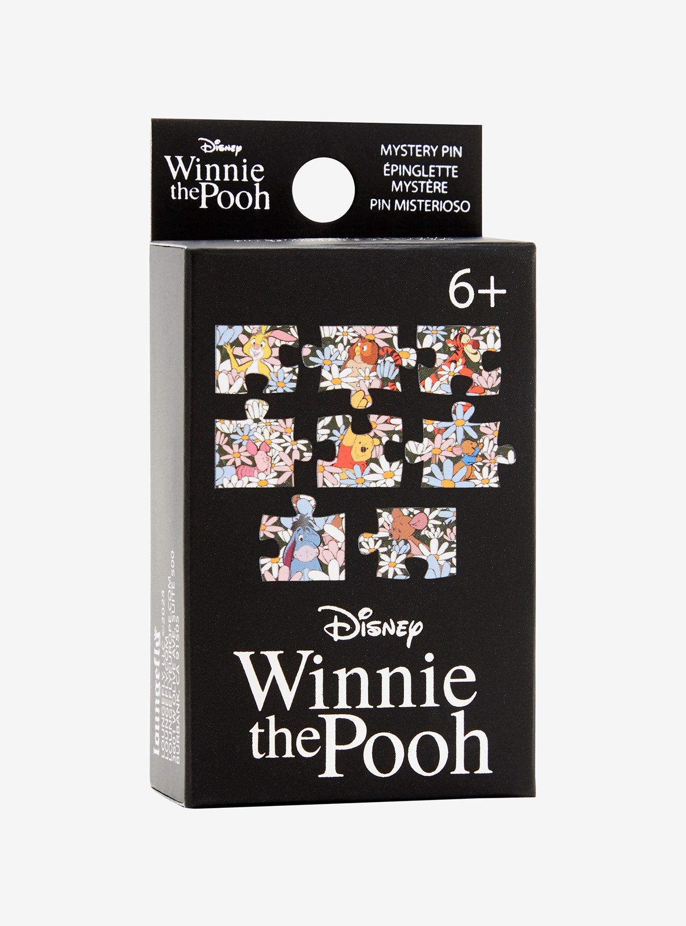 Loungefly Disney Winnie the Pooh Floral Puzzle Piece Blind Box Enamel Pin — BoxLunch Exclusive, , alternate