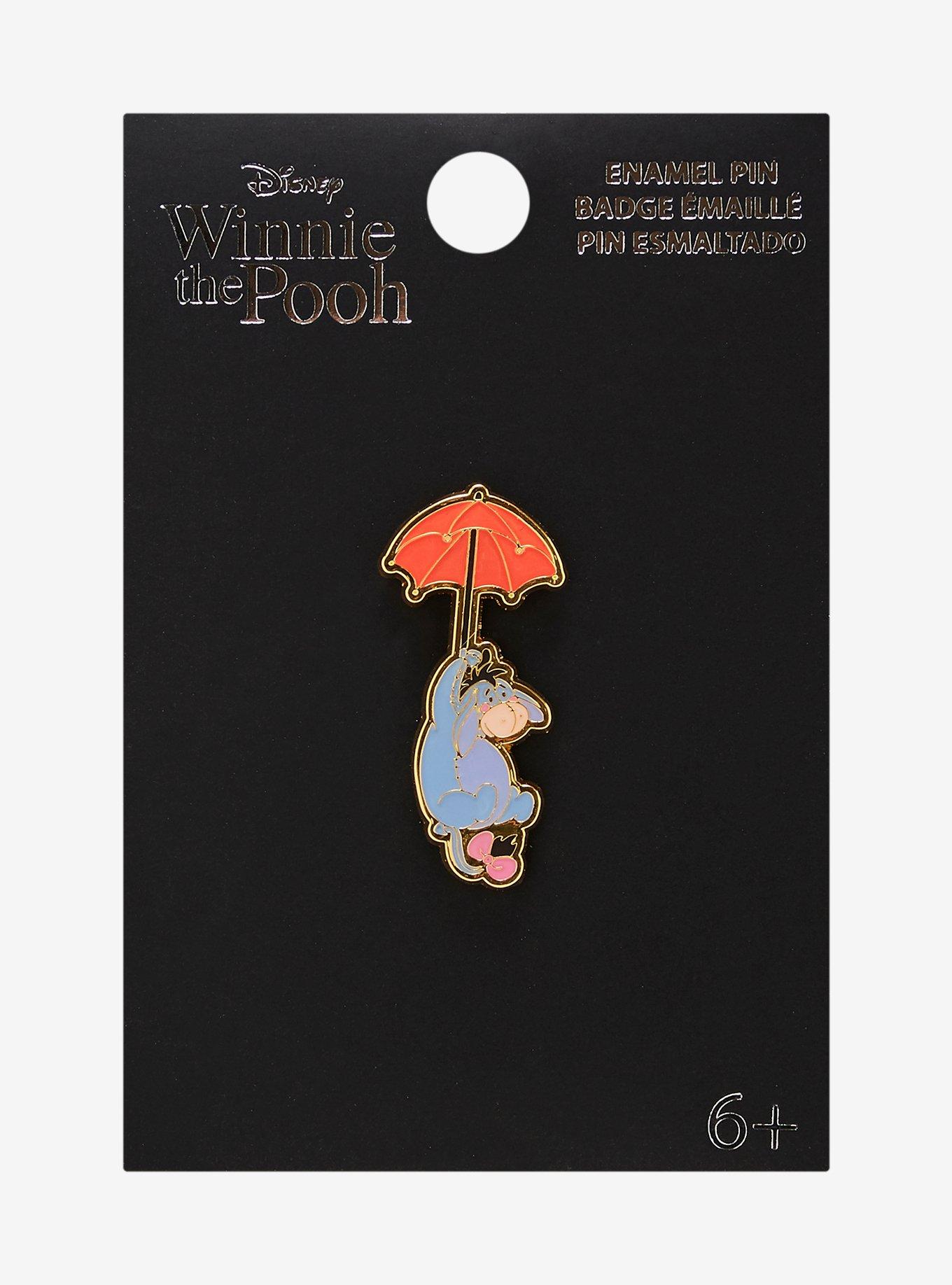 Loungefly Disney Winnie the Pooh Eeyore Umbrella Enamel Pin — BoxLunch Exclusive